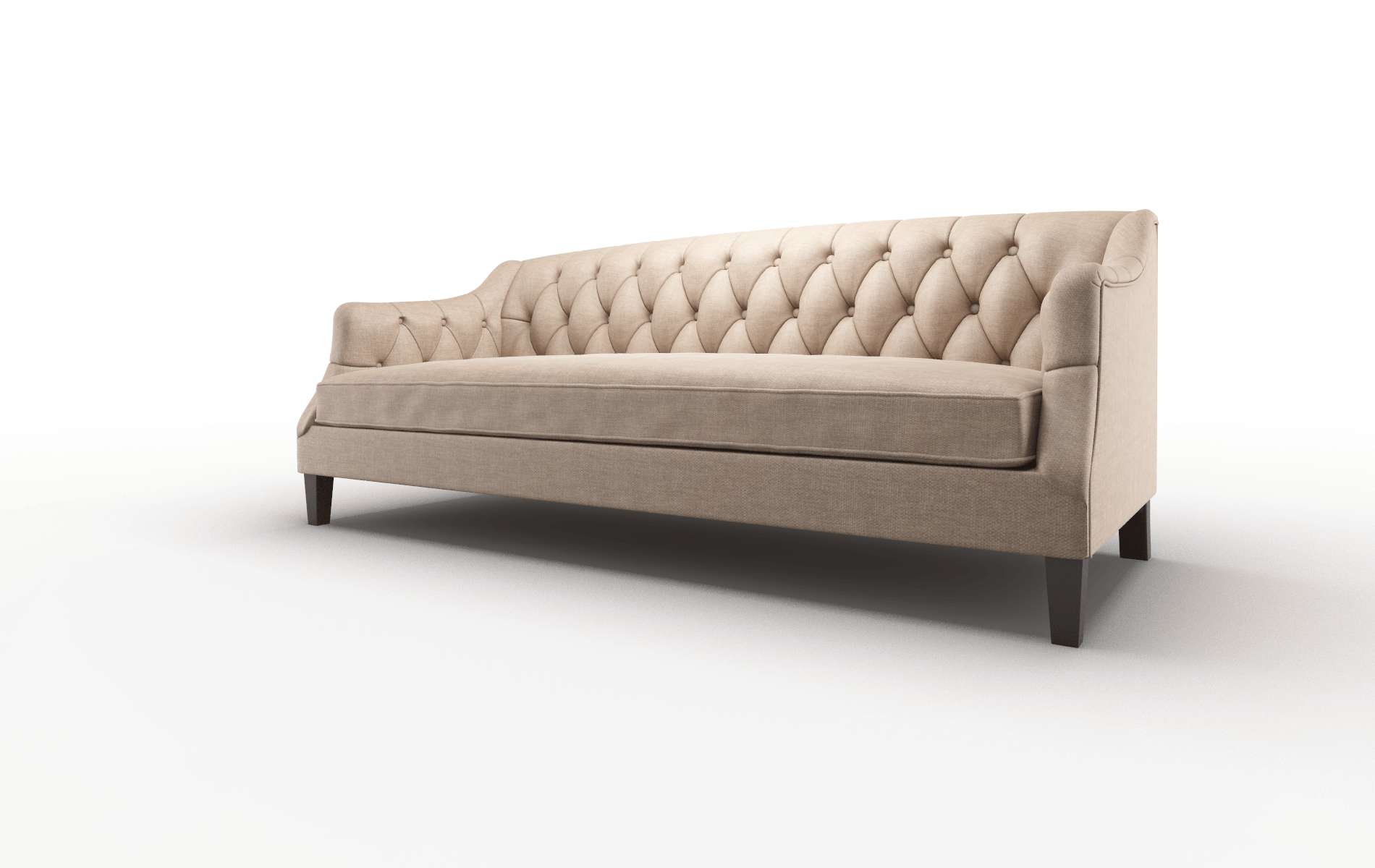 Shiraz Keylargo Mink Sofa espresso legs 4