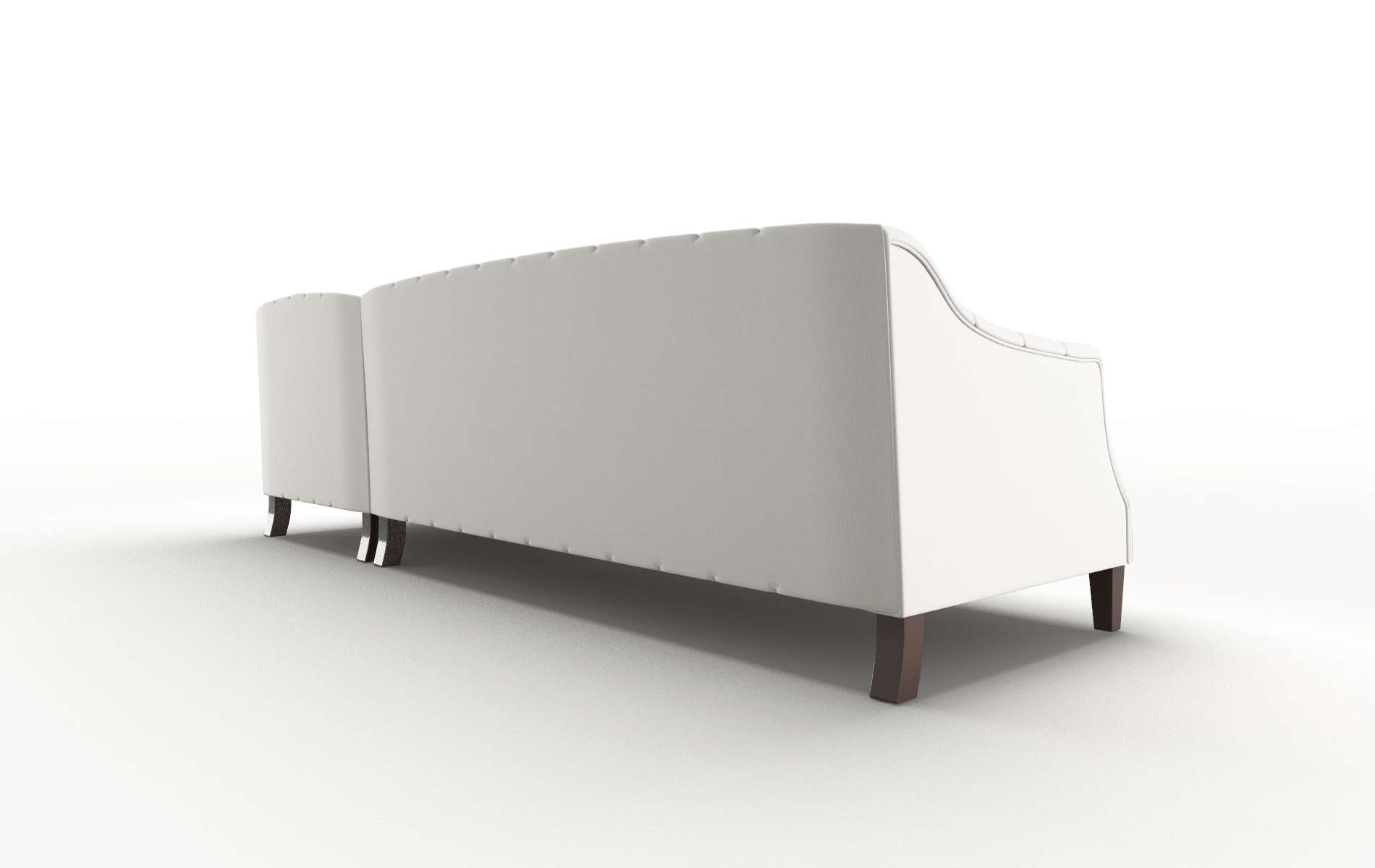 Shiraz Keylargo Oatmeal Panel espresso legs 5