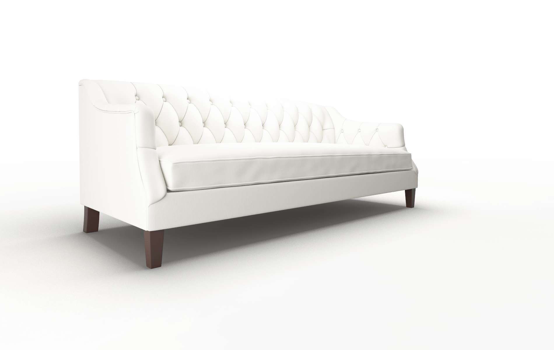 Shiraz Keylargo Oatmeal Sofa espresso legs 2