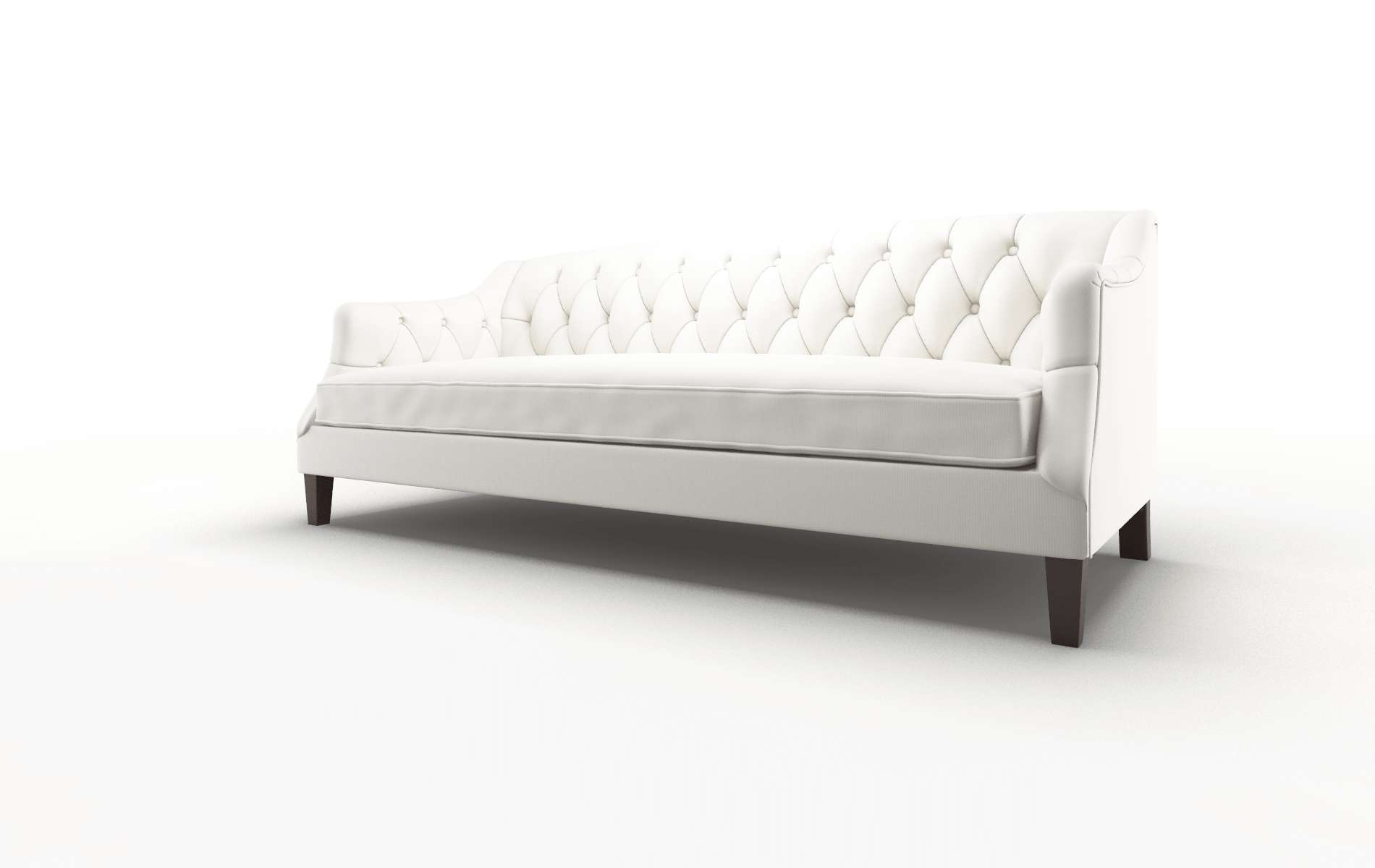 Shiraz Keylargo Oatmeal Sofa espresso legs 4
