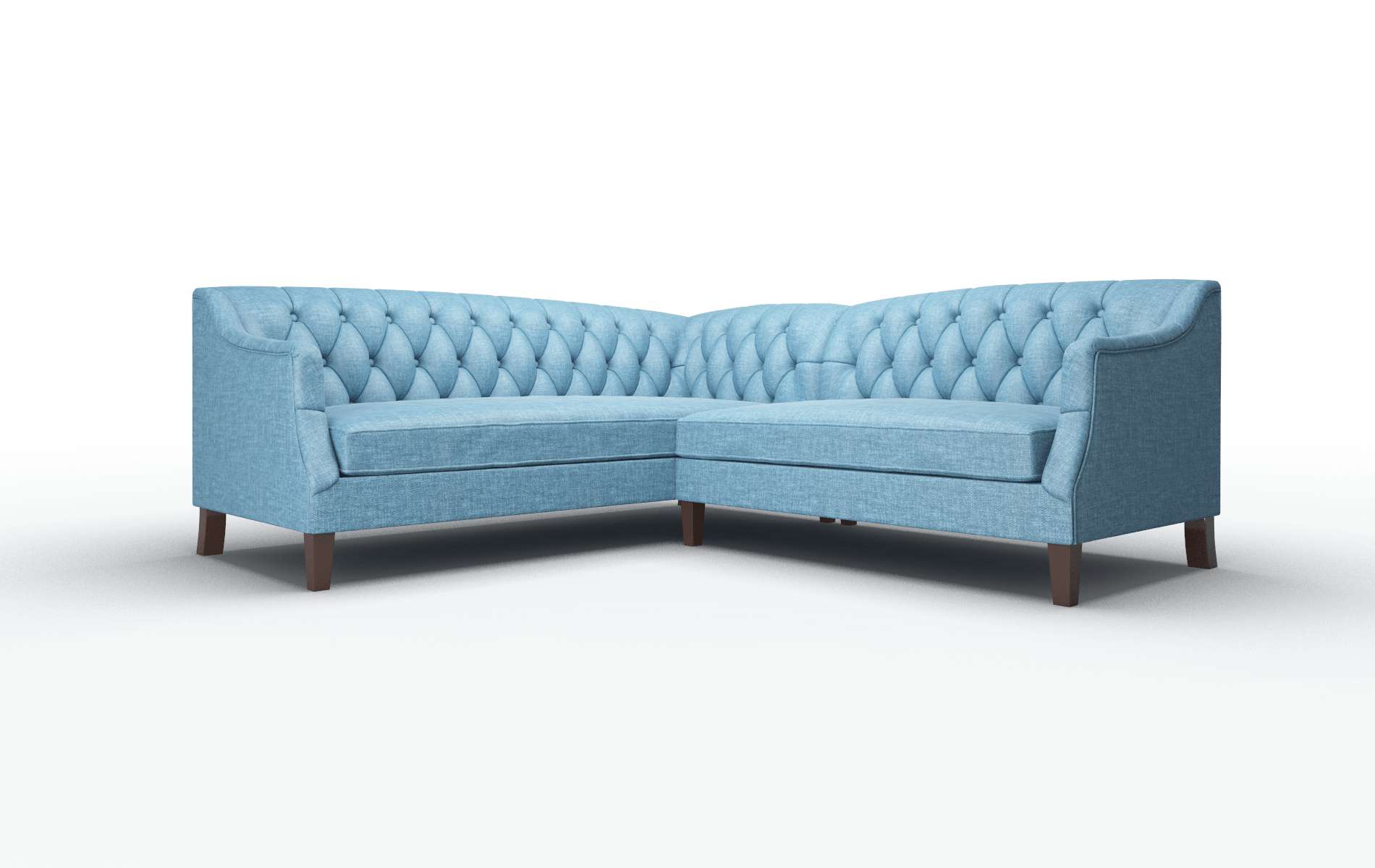 Shiraz Keylargo ocean Sectional Espresso Legs  1