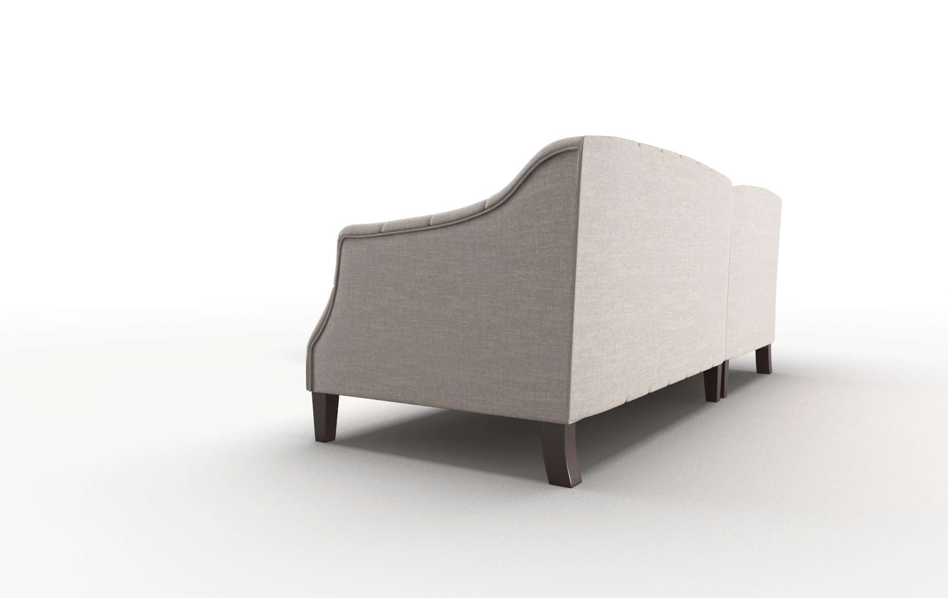 Shiraz Keylargo Pumice Sectional espresso legs 4