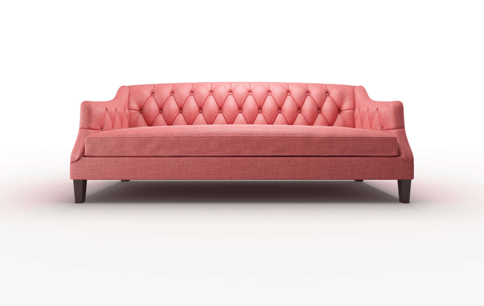 Shiraz Keylargo ruby Sofa Espresso Legs  1