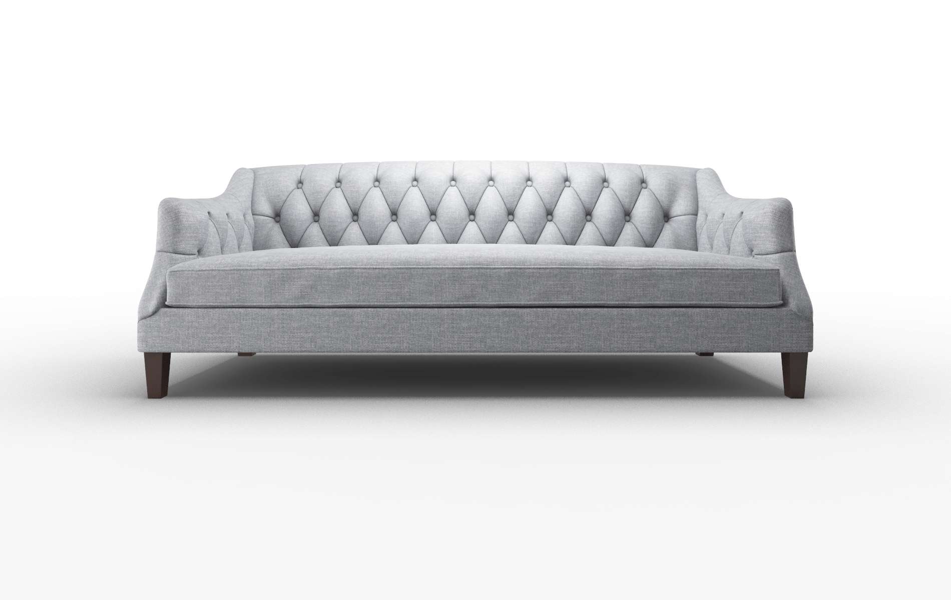 Shiraz Lana Ash Sofa espresso legs 1