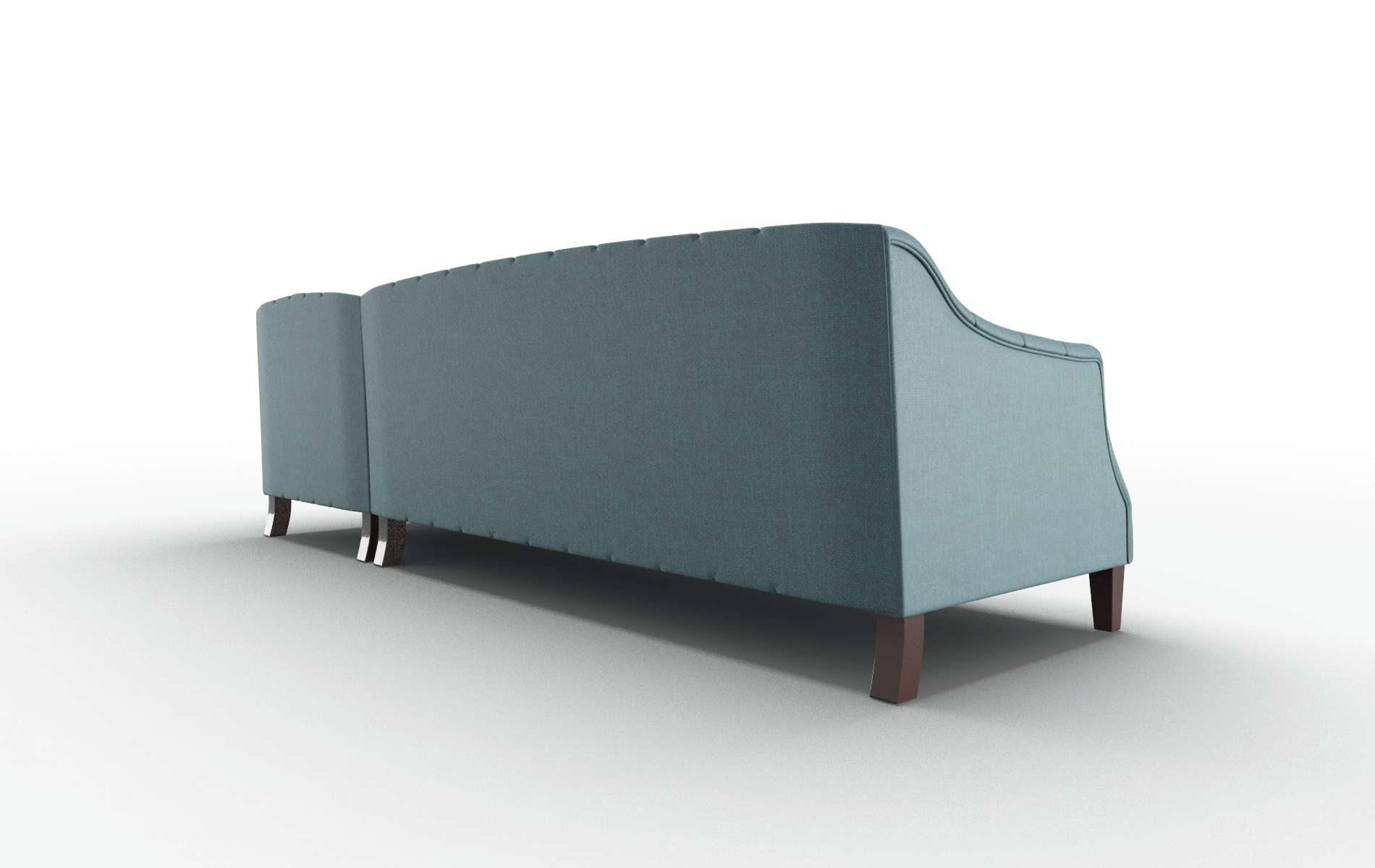 Shiraz Lana Eclipse Panel espresso legs 5