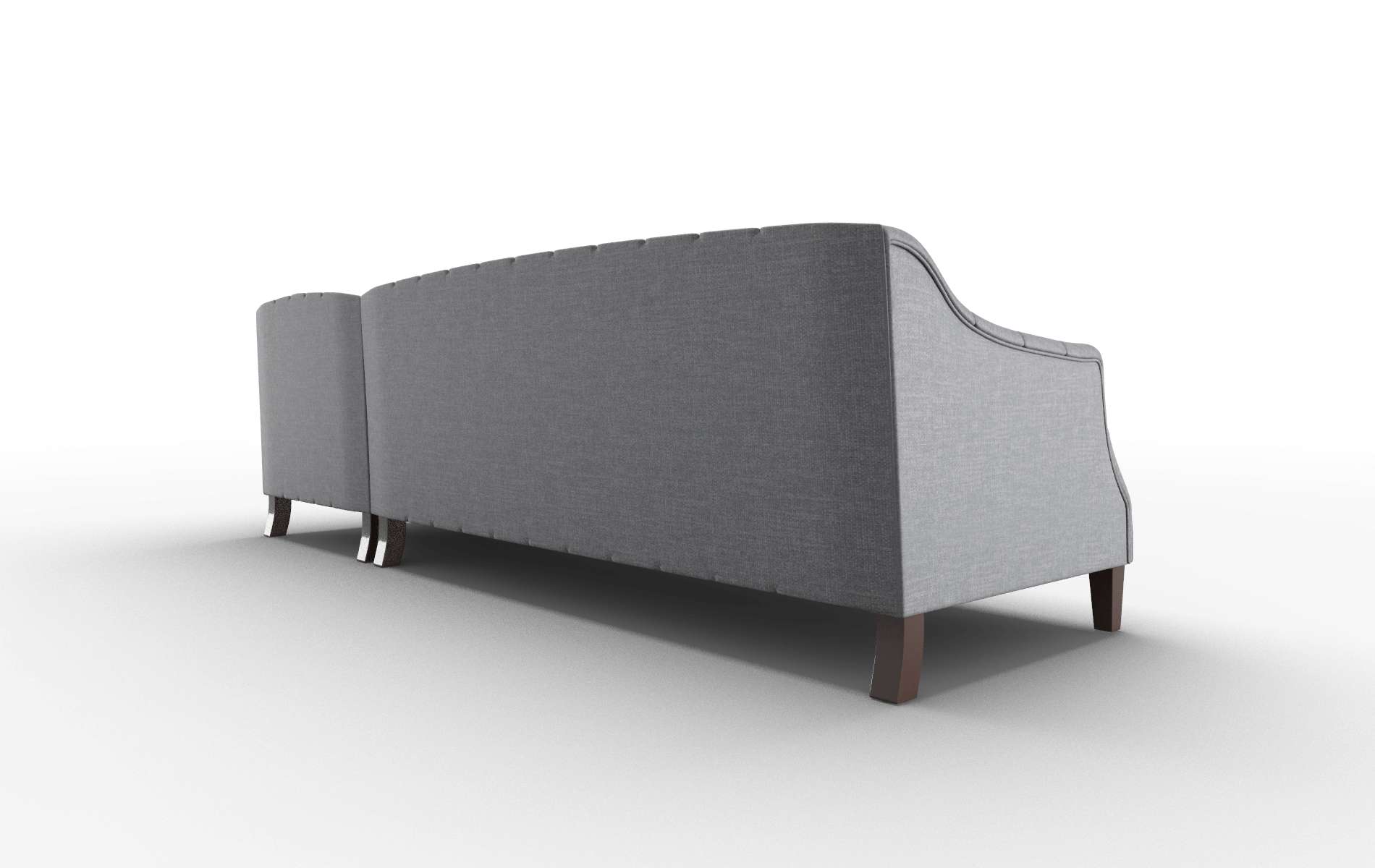 Shiraz Lana Onyx Panel espresso legs 5