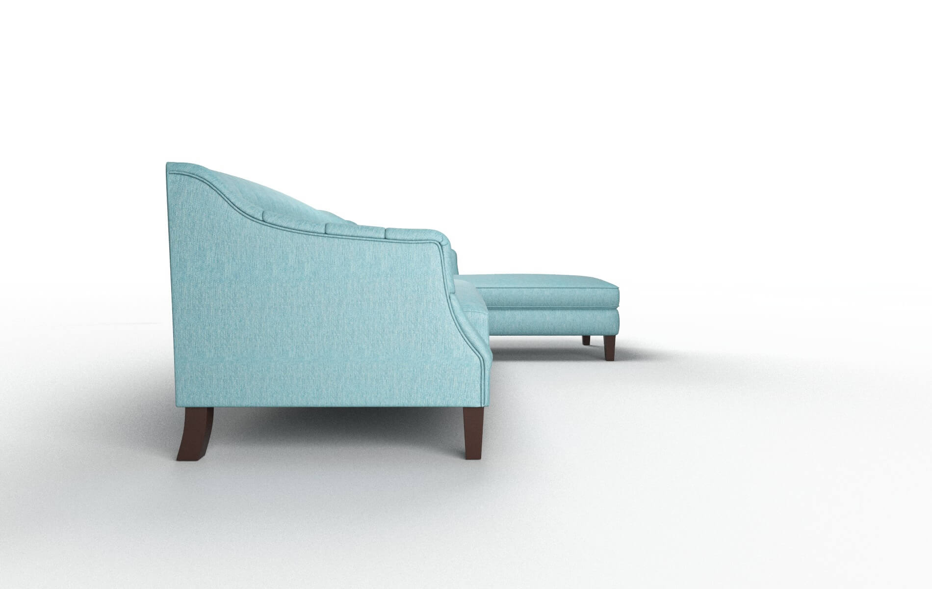 Shiraz Lana Peacock Panel espresso legs 3