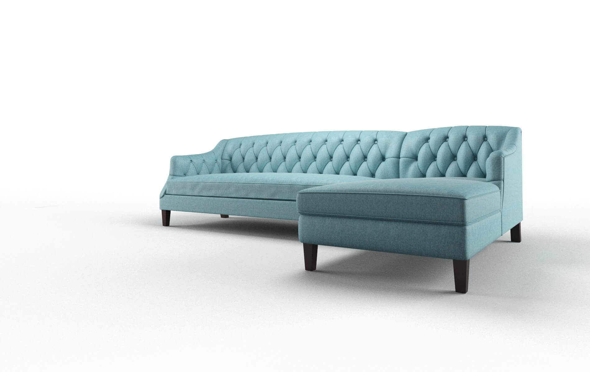 Shiraz Lana Peacock Panel espresso legs 4