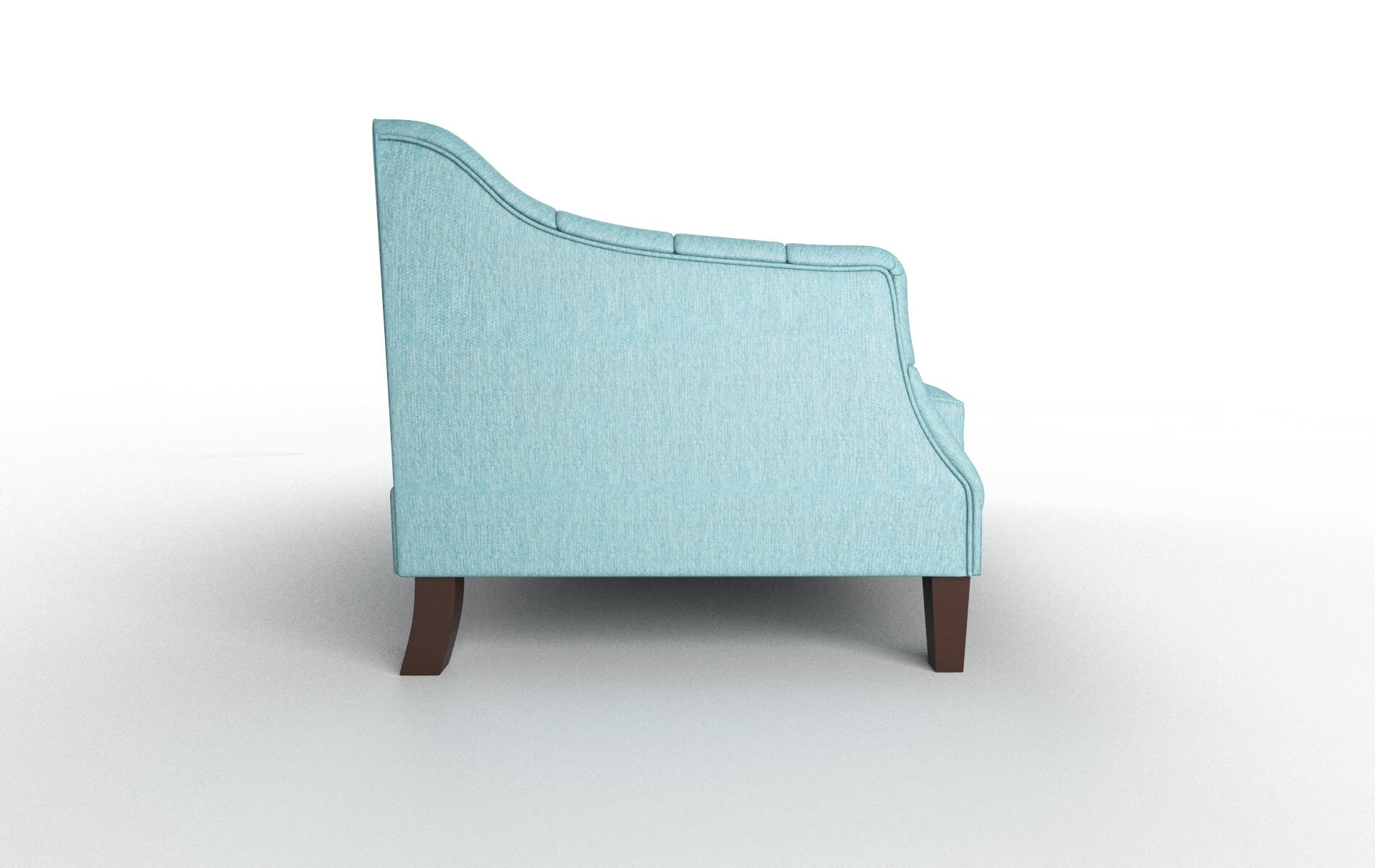 Shiraz Lana Peacock Sofa espresso legs 3