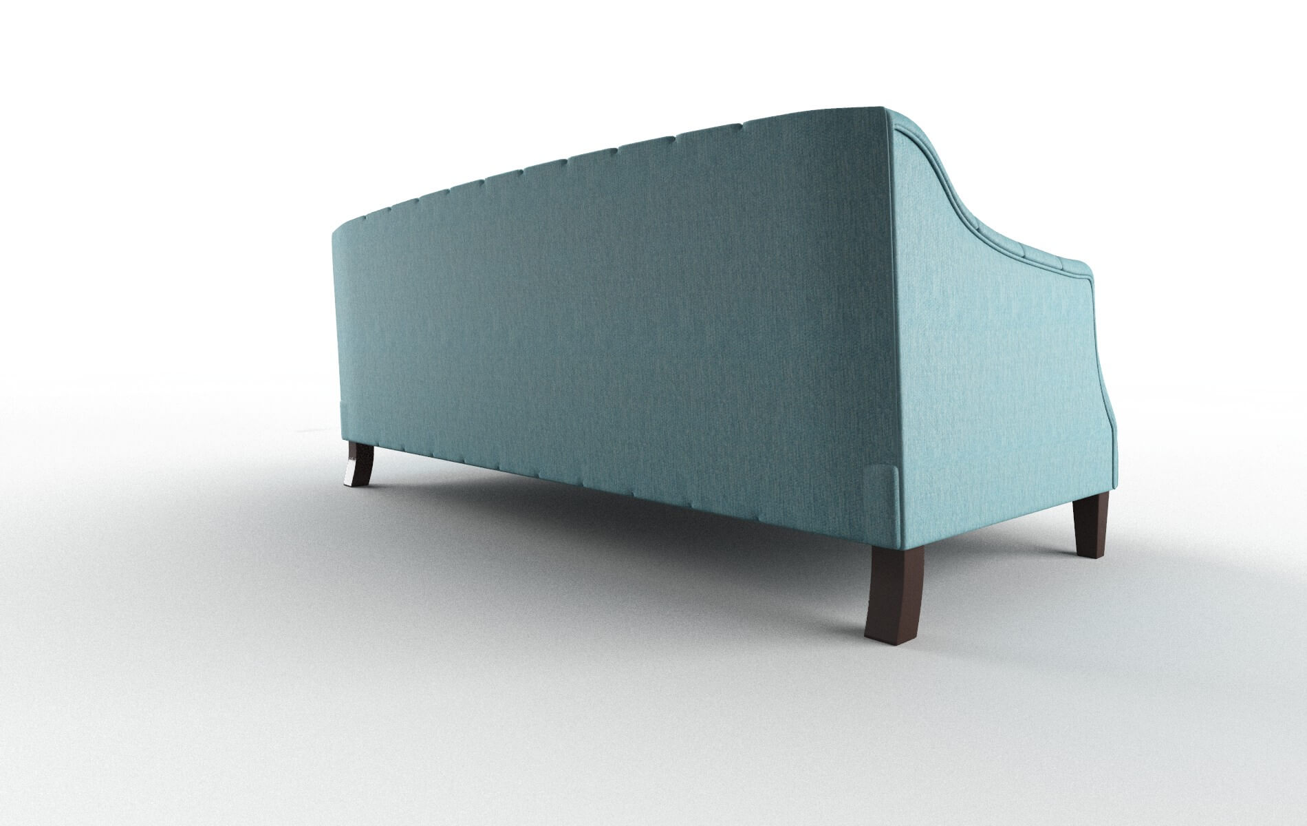 Shiraz Lana Peacock Sofa espresso legs 5
