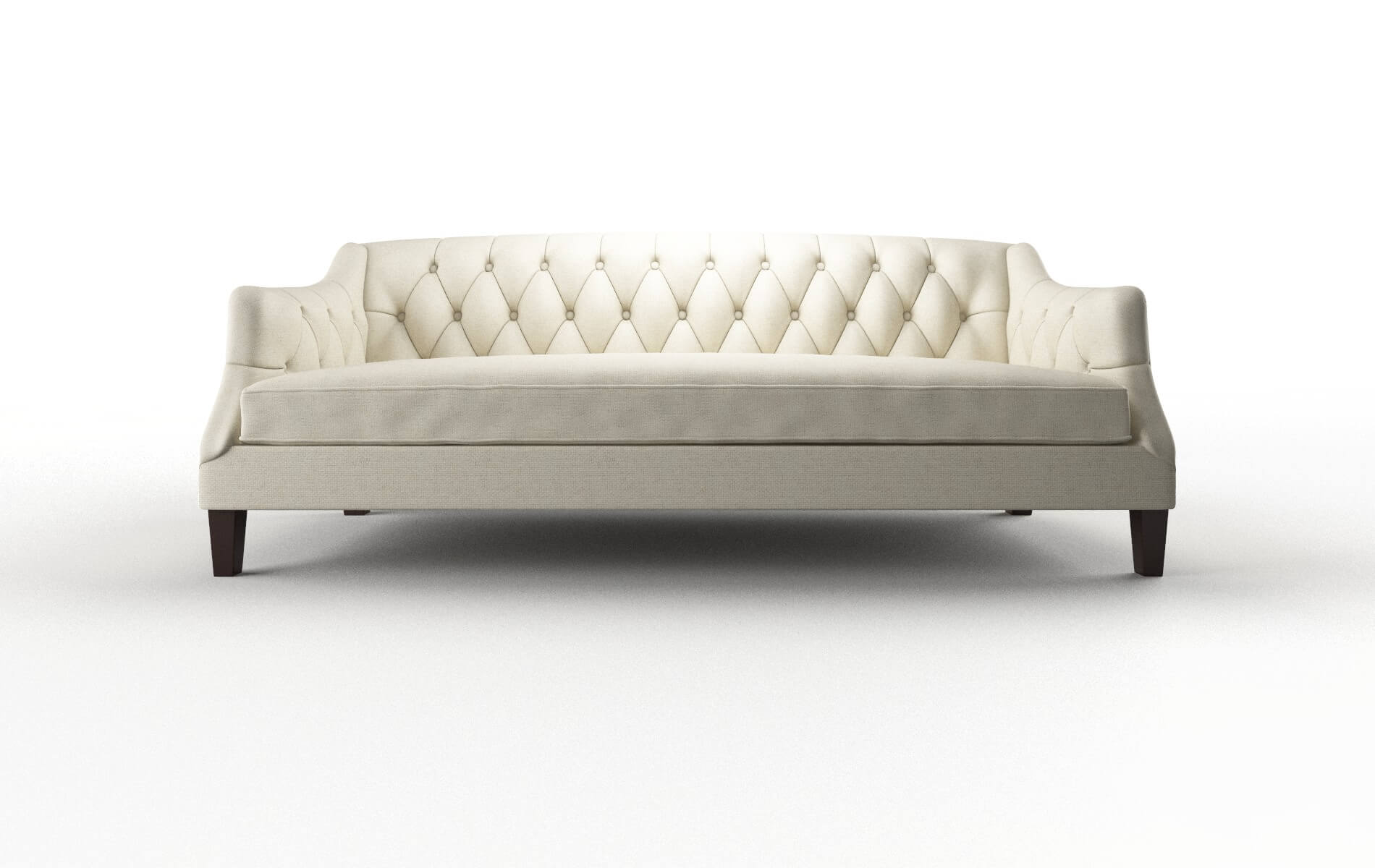 Shiraz Lana Sand Sofa espresso legs 1