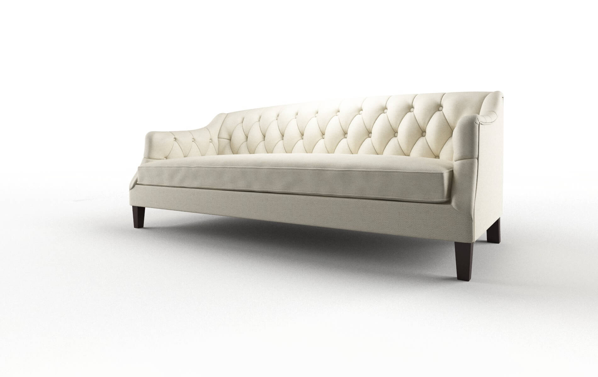 Shiraz Lana Sand Sofa espresso legs 4