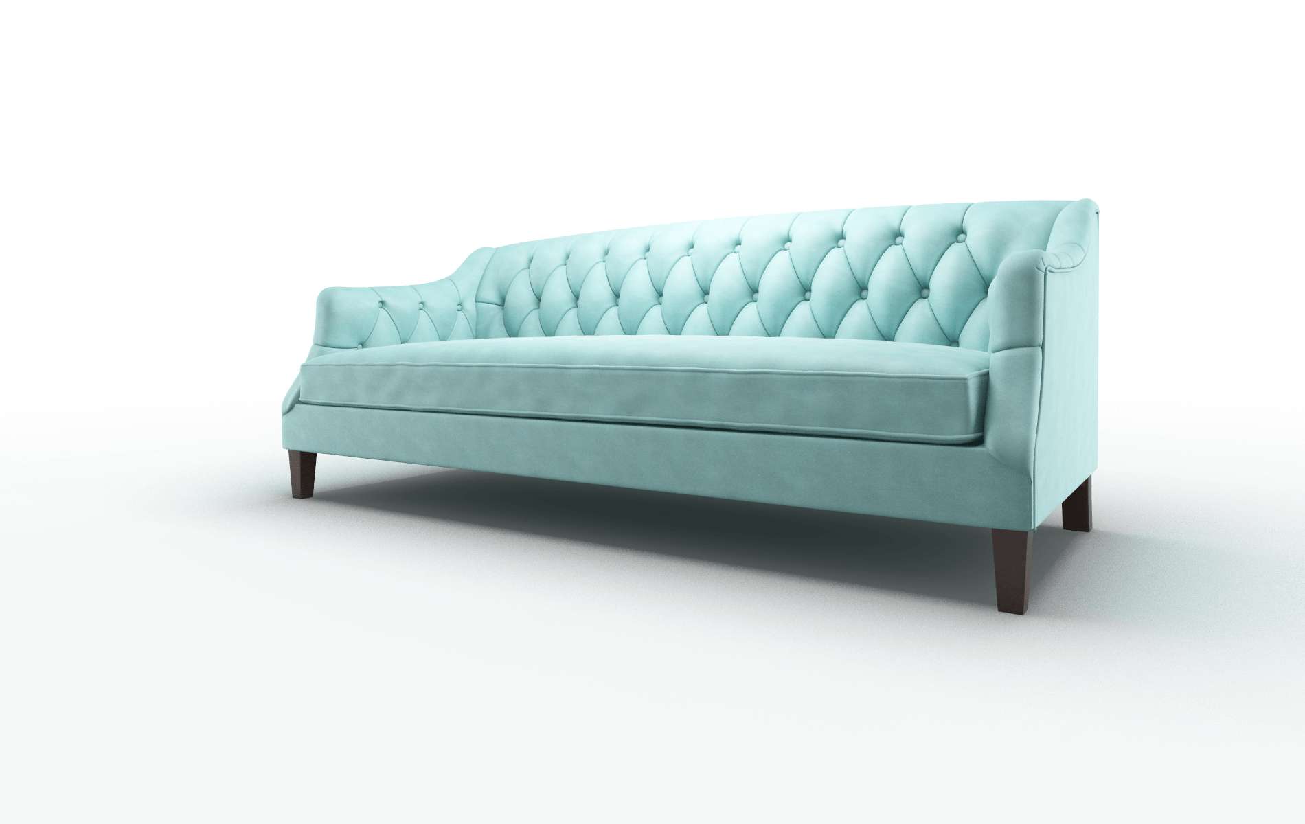 Shiraz Leslie Caribbean Sofa espresso legs 4