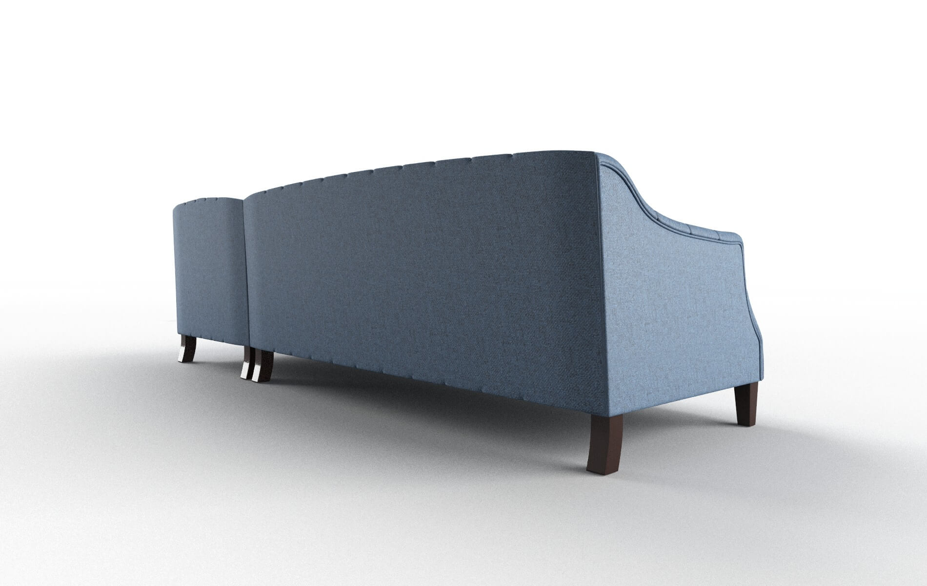 Shiraz Leslie Indigo Panel espresso legs 5