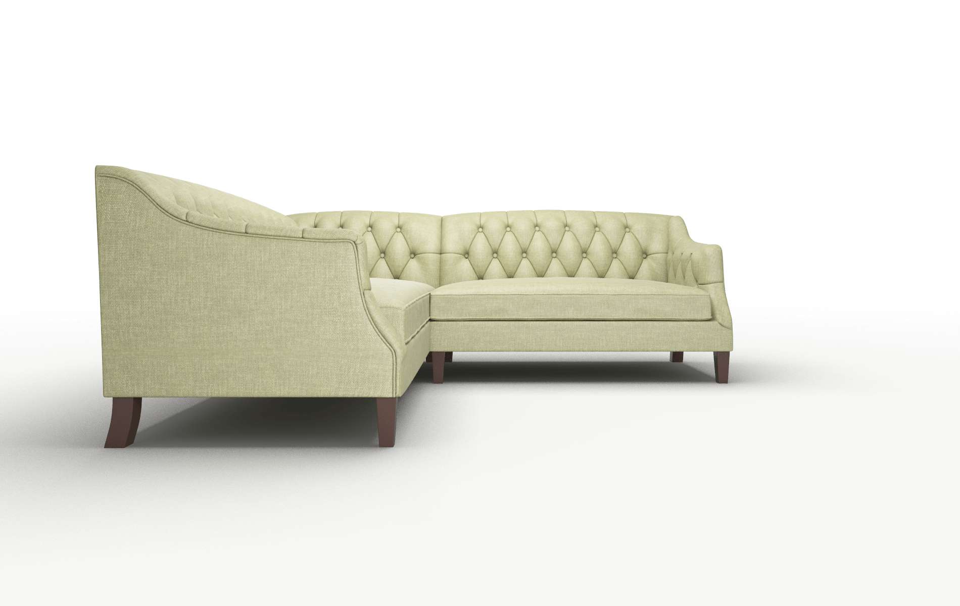 Shiraz Leslie Lawn Sectional espresso legs 2