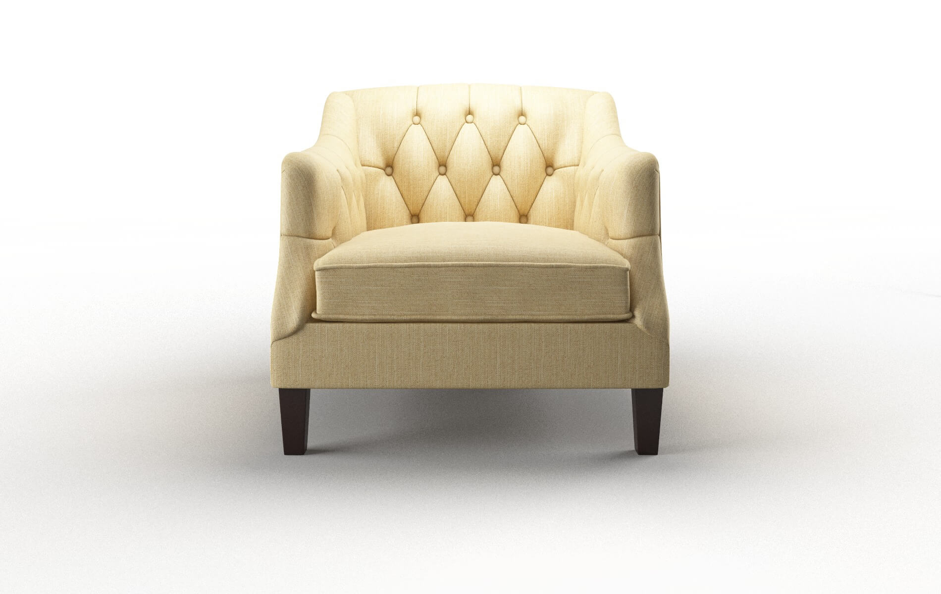 Shiraz Malibu Maize Chair espresso legs 1