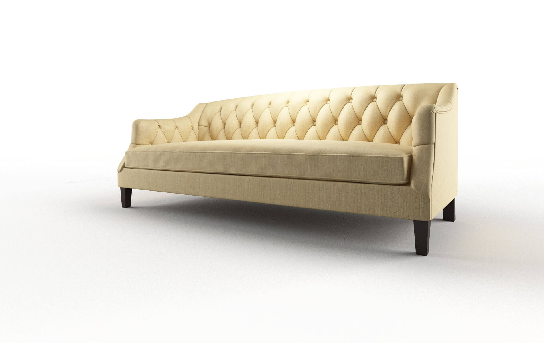 Shiraz Malibu Maize Sofa espresso legs 4