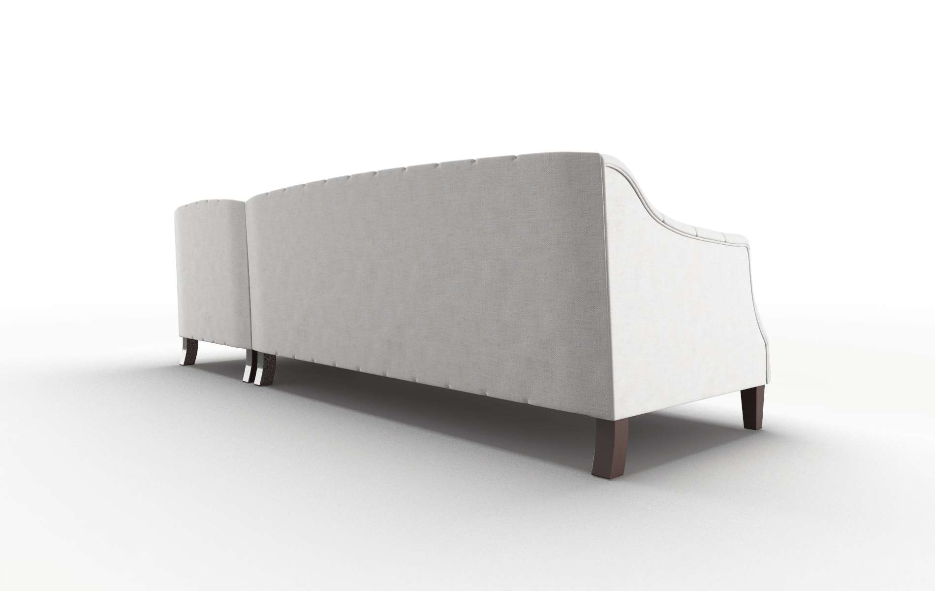 Shiraz Malibu Sand Panel espresso legs 5