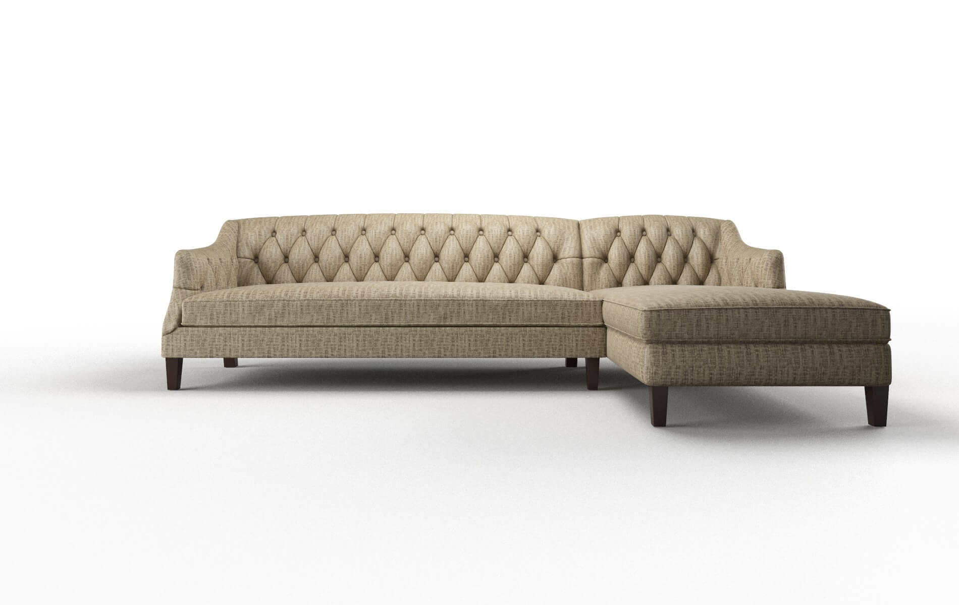 Shiraz Marcy camel Panel Espresso Legs  1