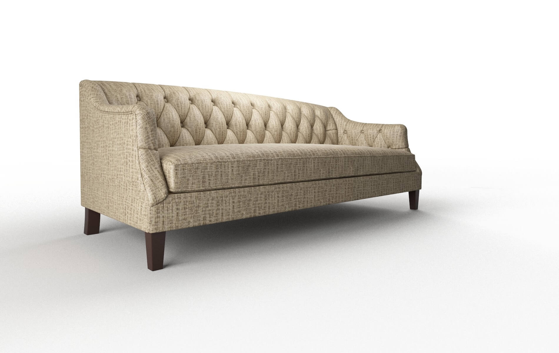 Shiraz Marcy Camel Sofa espresso legs 2