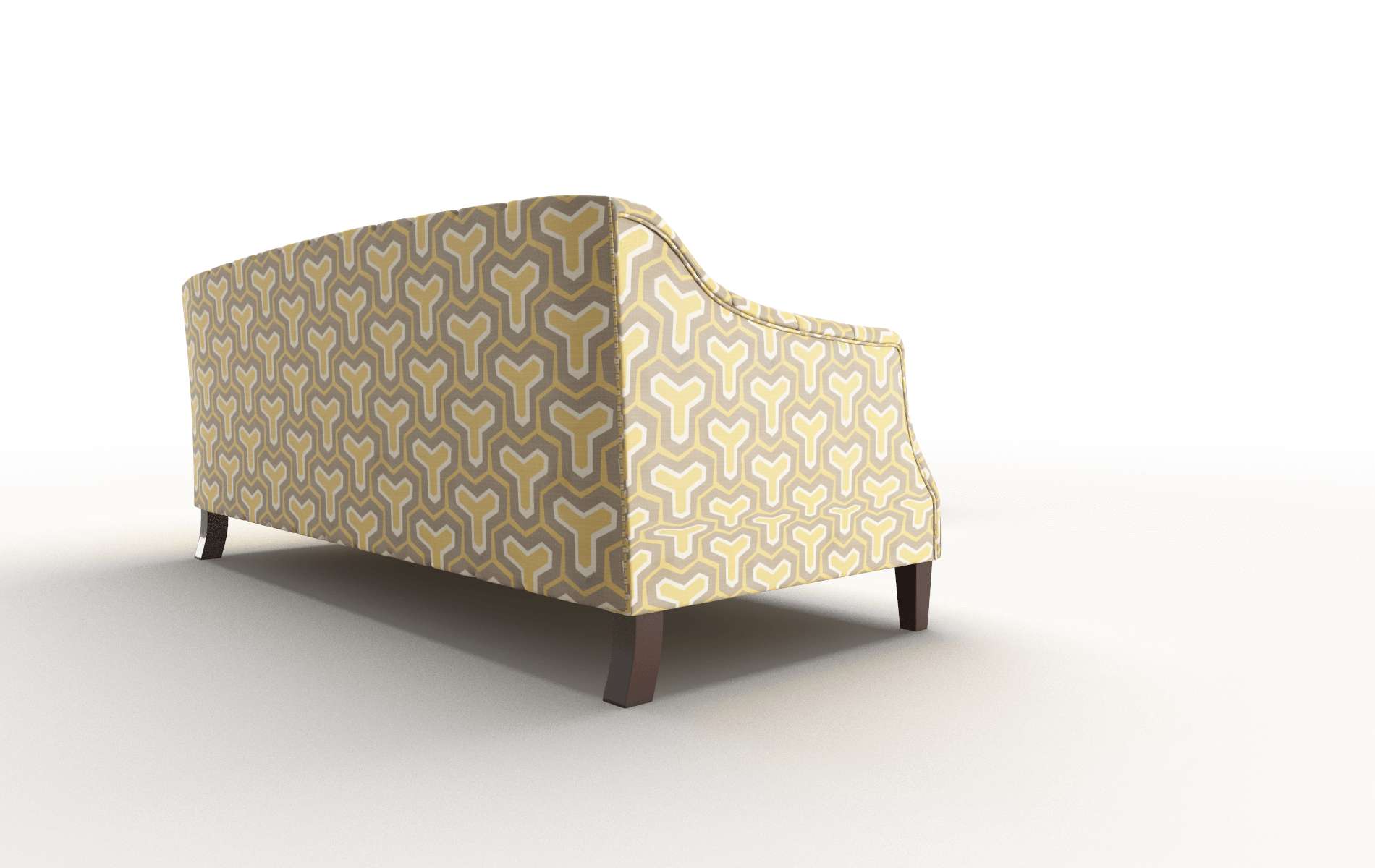 Shiraz Merci Dijon Sectional espresso legs 3