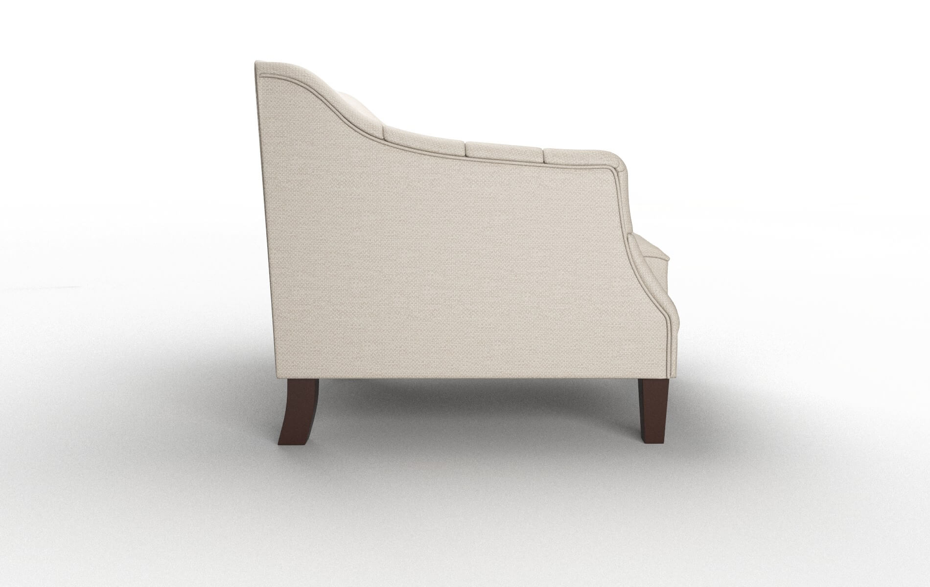 Shiraz Naples Almond Chair espresso legs 3