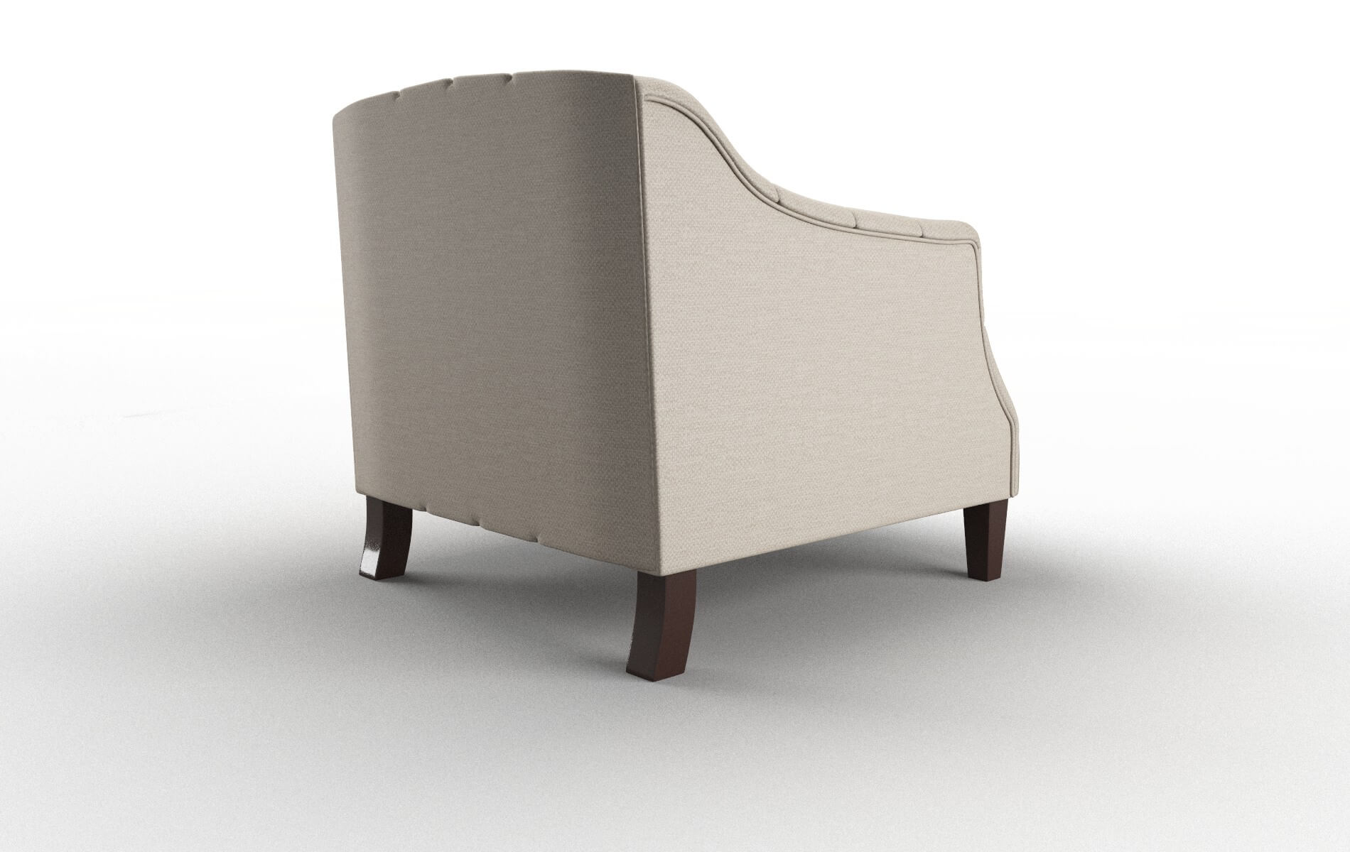 Shiraz Naples Almond Chair espresso legs 5