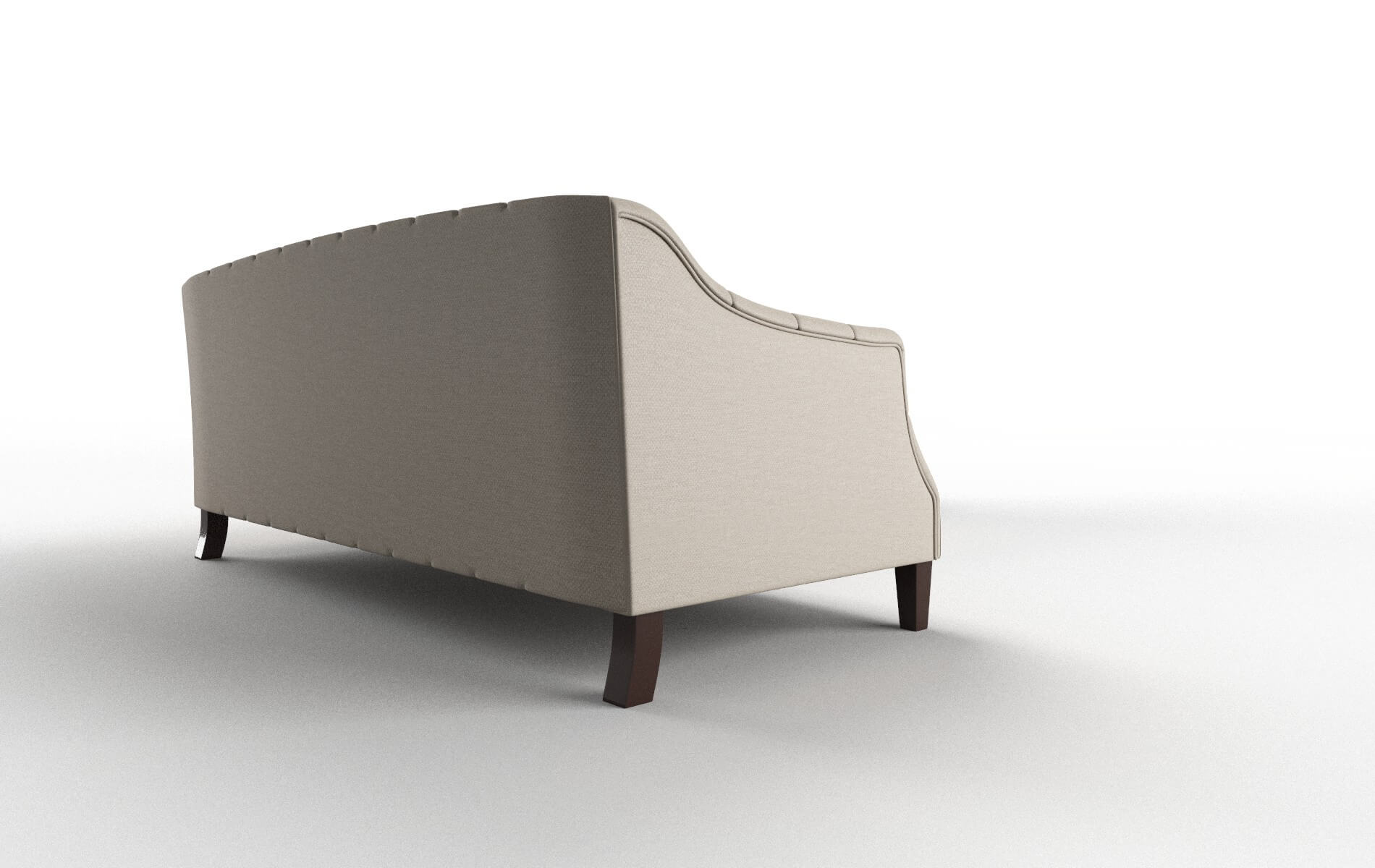 Shiraz Naples Almond Sectional espresso legs 3