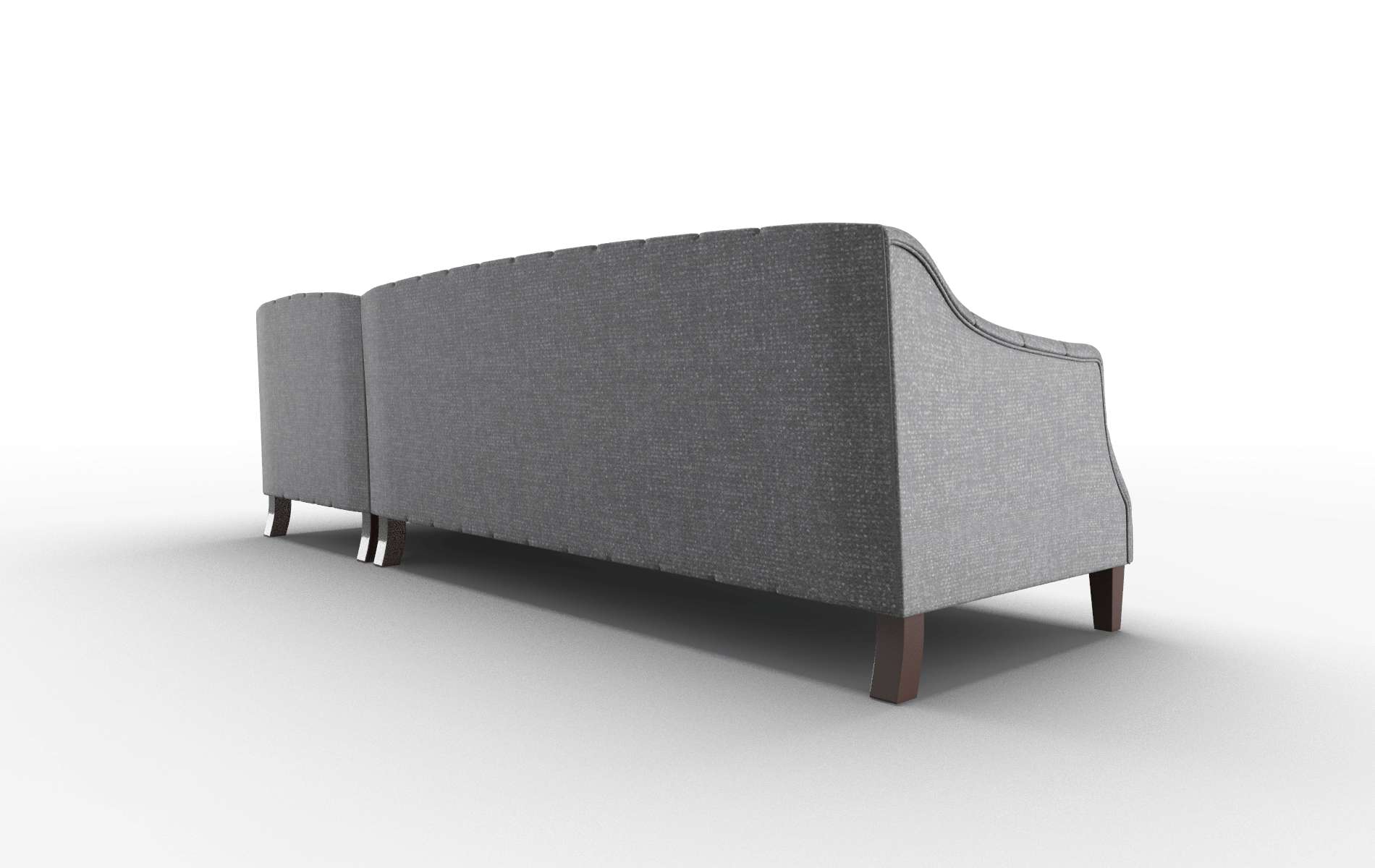 Shiraz Notion Graphite Panel espresso legs 5