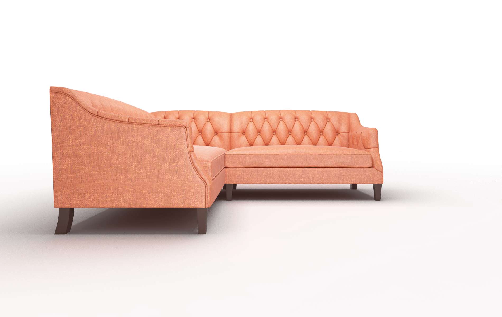 Shiraz Notion Tang Sectional espresso legs 2