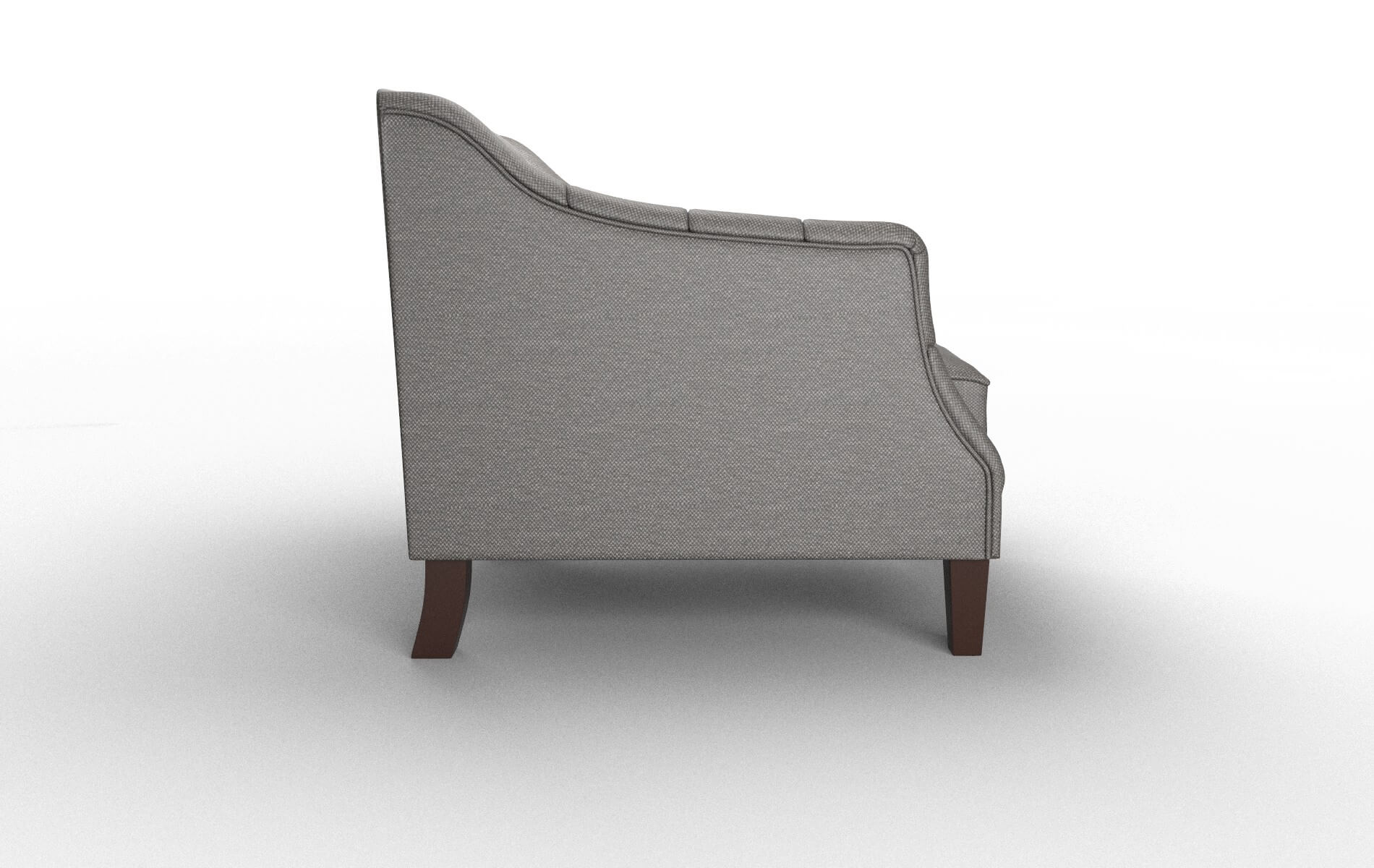 Shiraz Oscar Grey Chair espresso legs 3