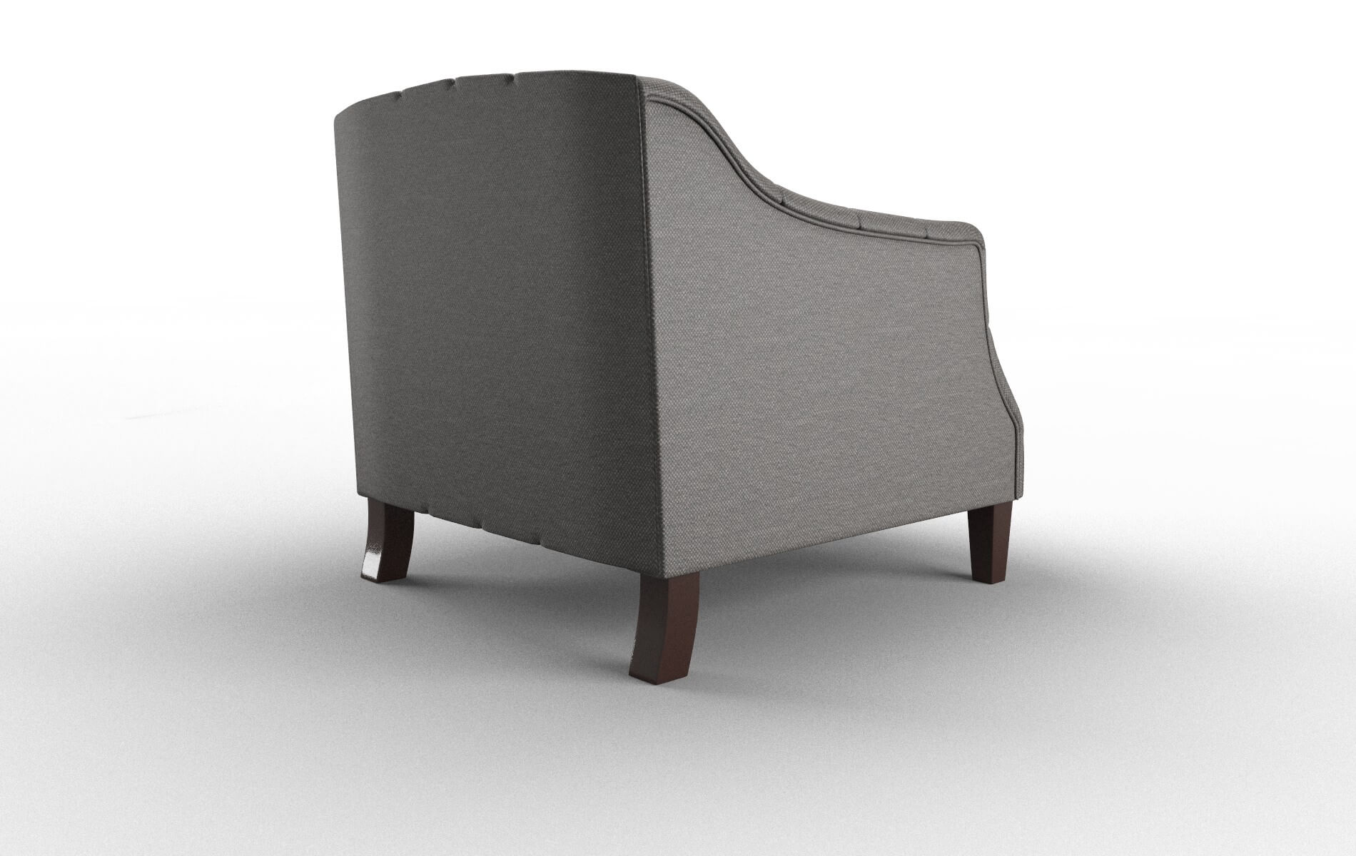 Shiraz Oscar Grey Chair espresso legs 5