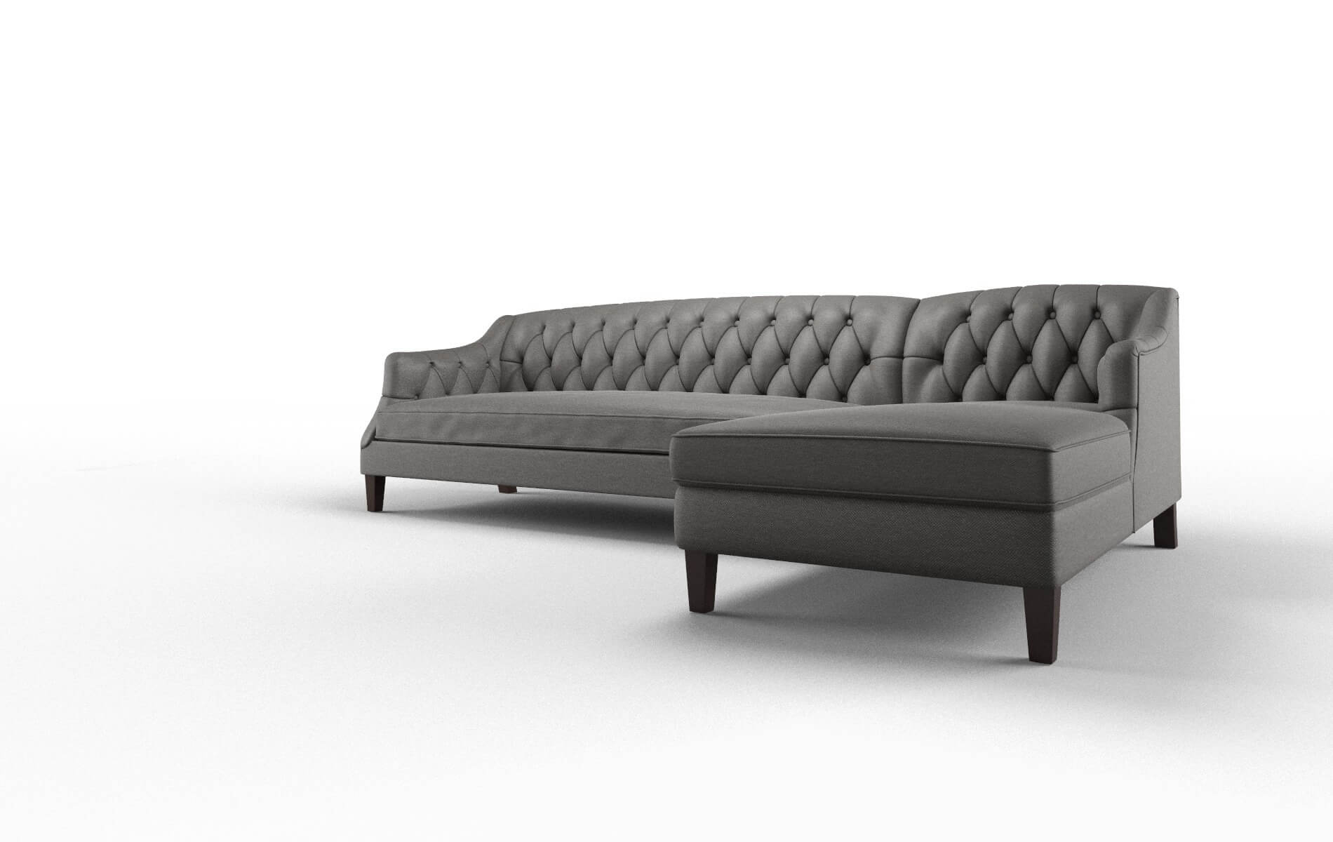 Shiraz Oscar Grey Panel espresso legs 4