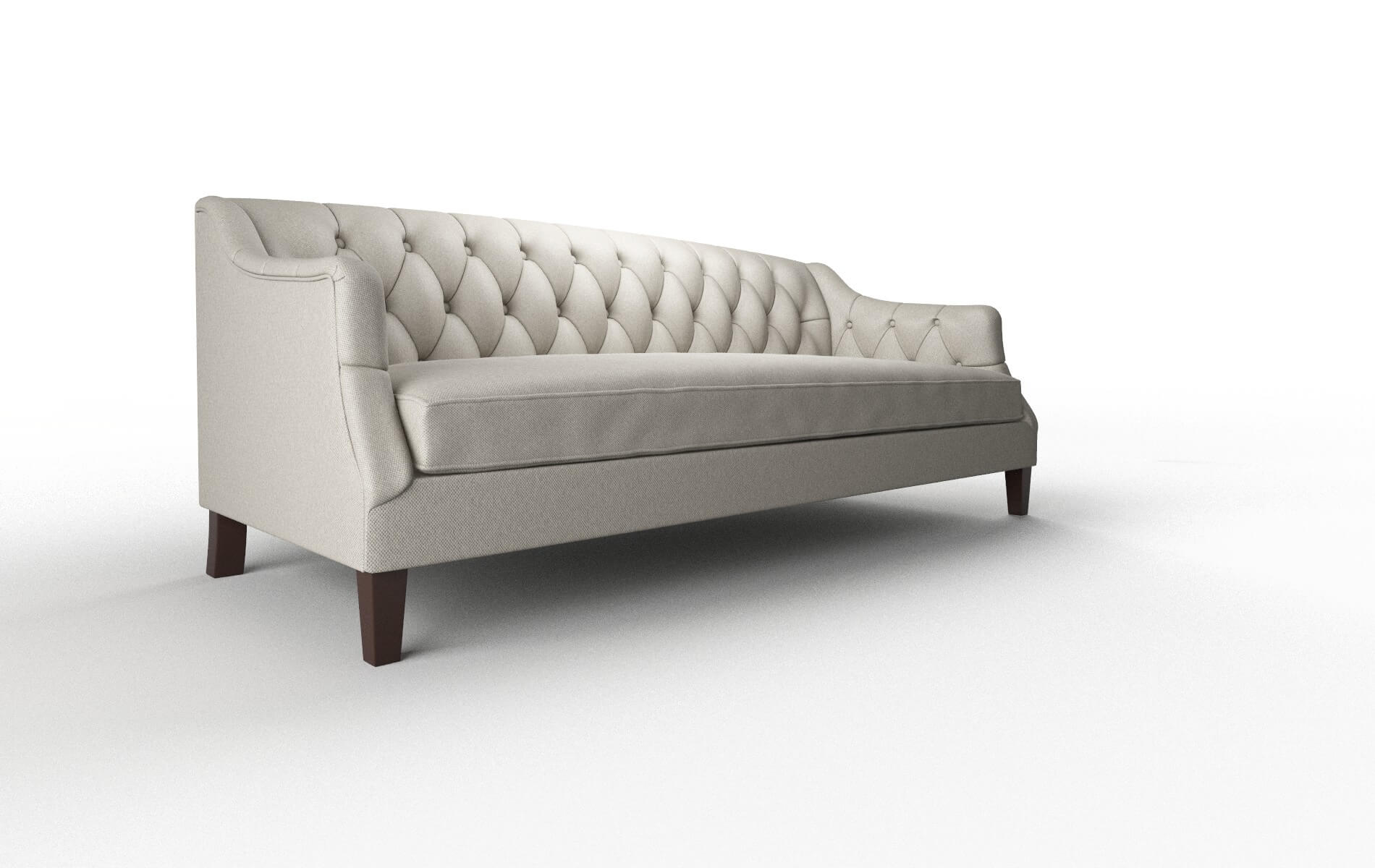 Shiraz Oscar Silver Sofa espresso legs 2