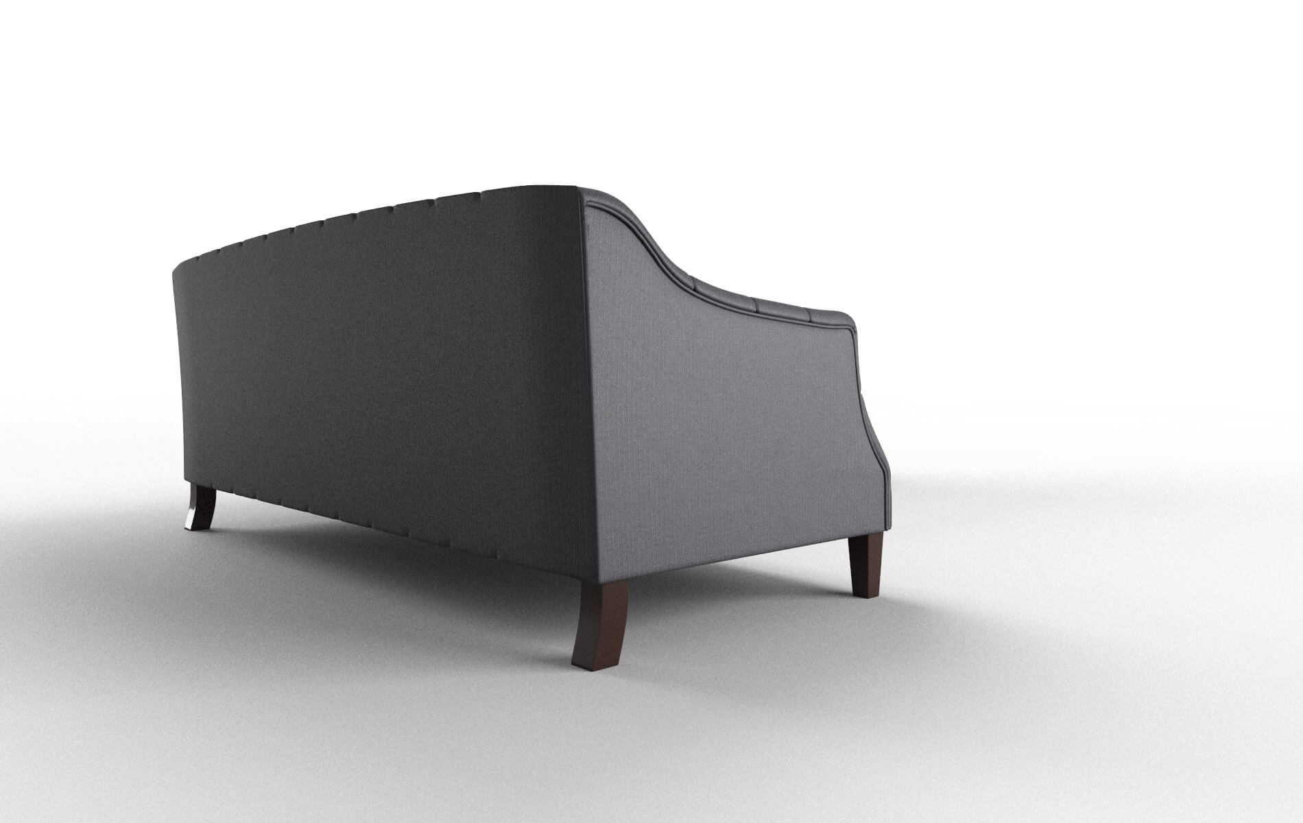 Shiraz Parker Charcoal Sectional espresso legs 3