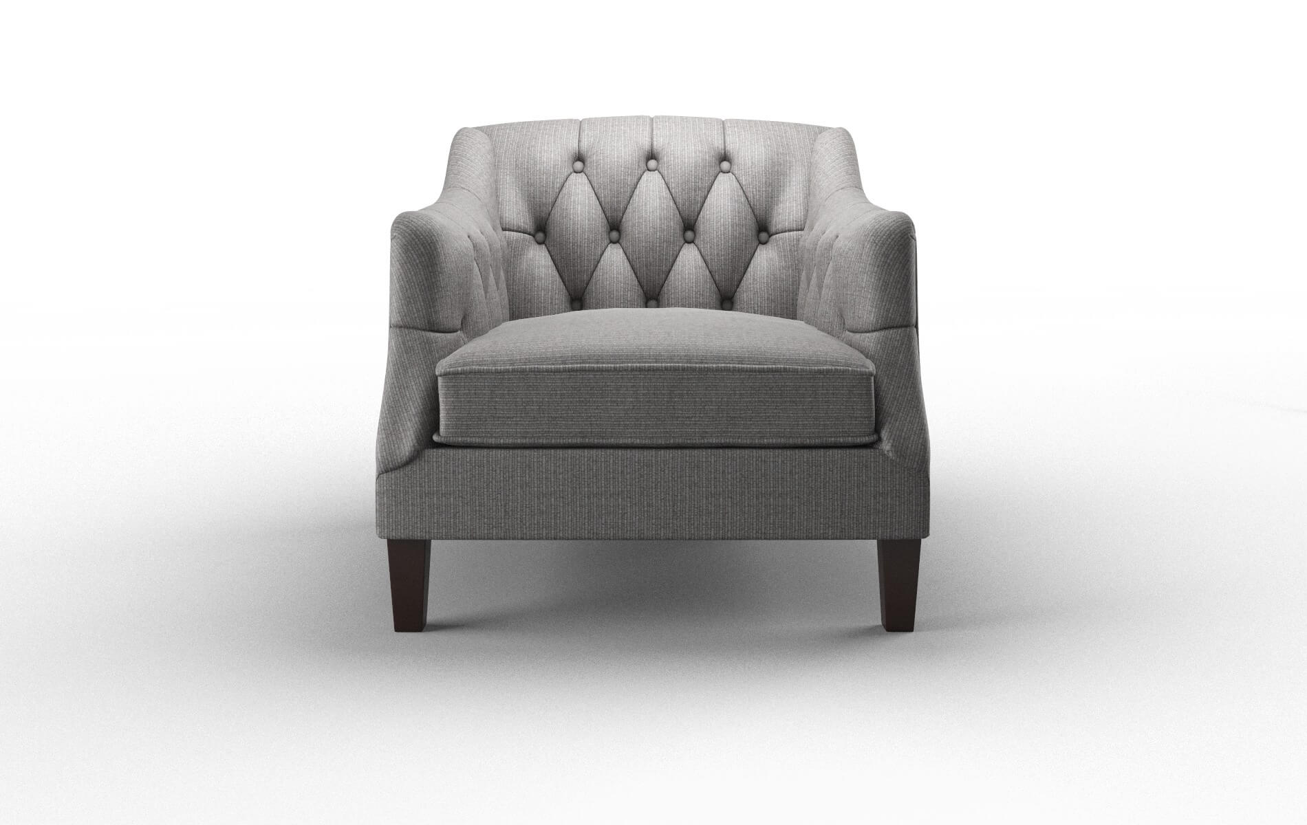 Shiraz Parker Graphite Chair espresso legs 1