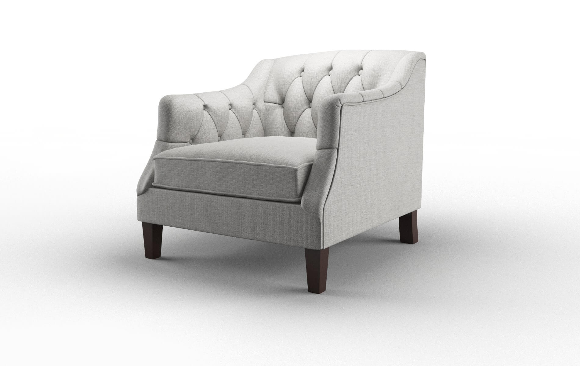 Shiraz Parker Silver Chair espresso legs 4