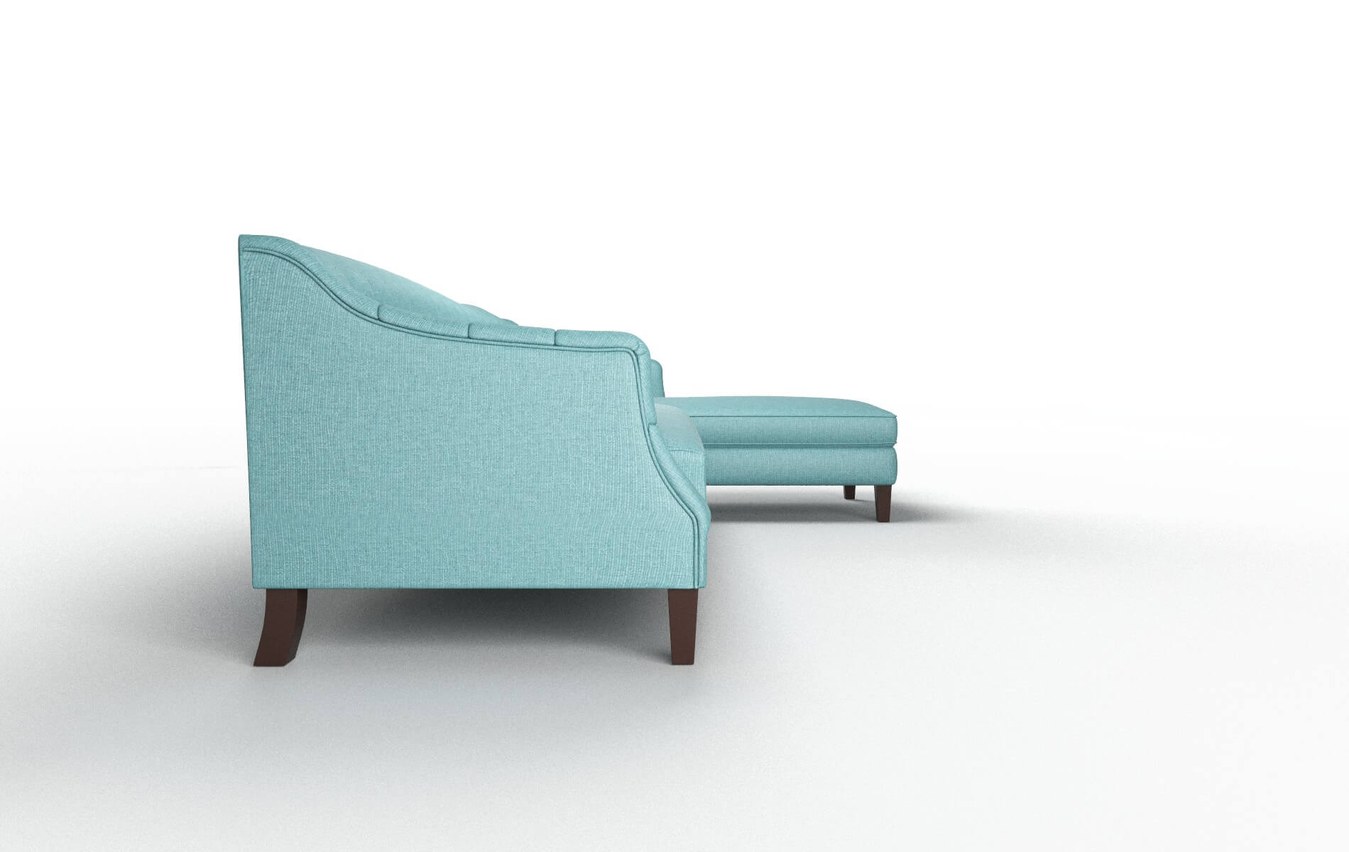 Shiraz Parker Turquoise Panel espresso legs 3