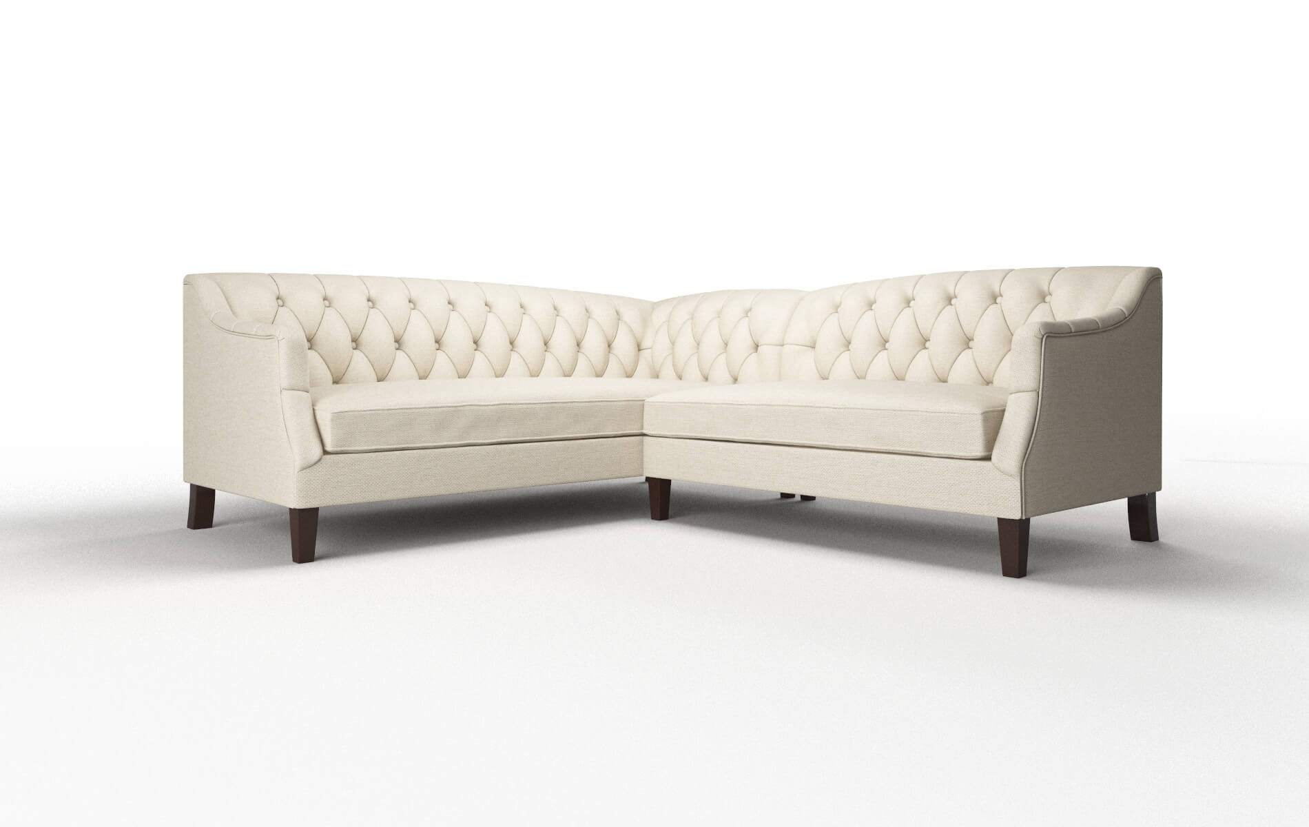 Shiraz Phoenix Birch Sectional espresso legs 1