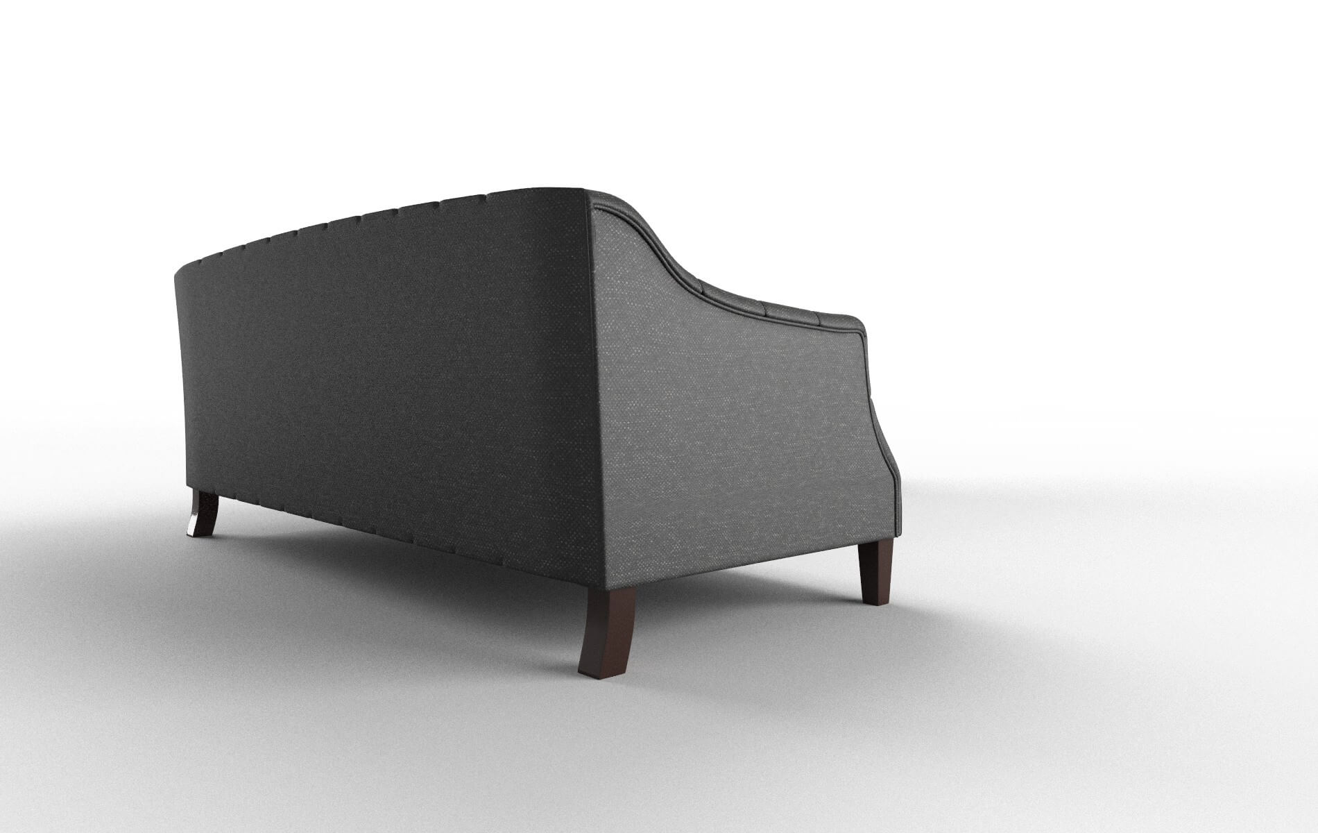 Shiraz Phoenix Charcoal Sectional espresso legs 3