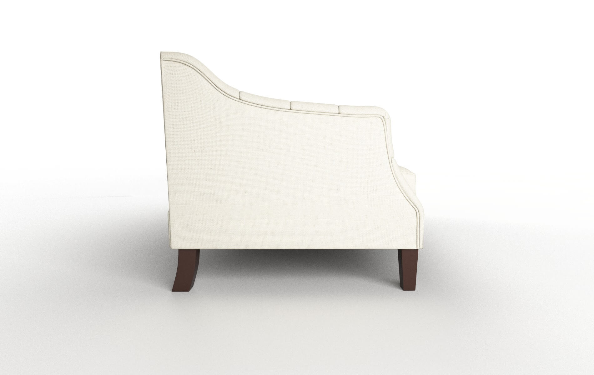 Shiraz Phoenix Ivory Sofa espresso legs 3