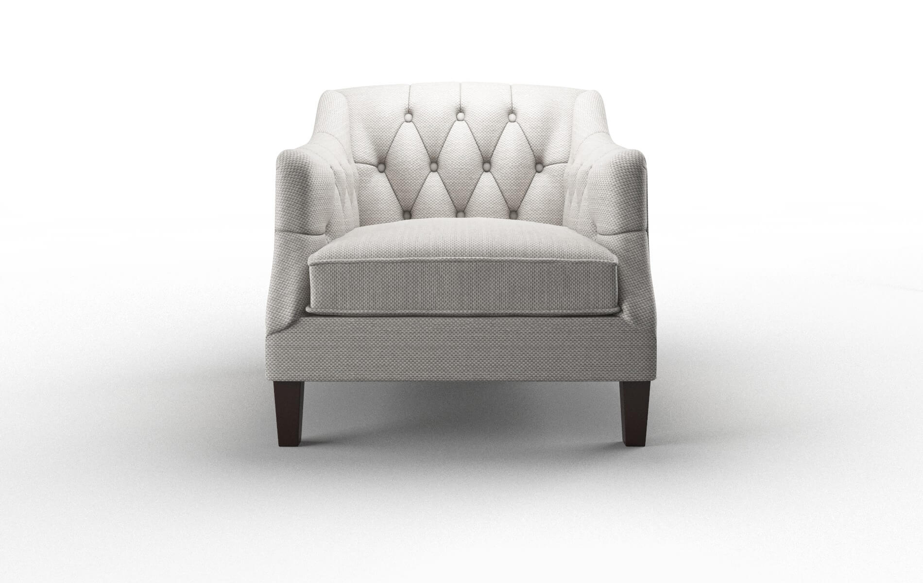 Shiraz Phoenix silver Chair Espresso Legs  1