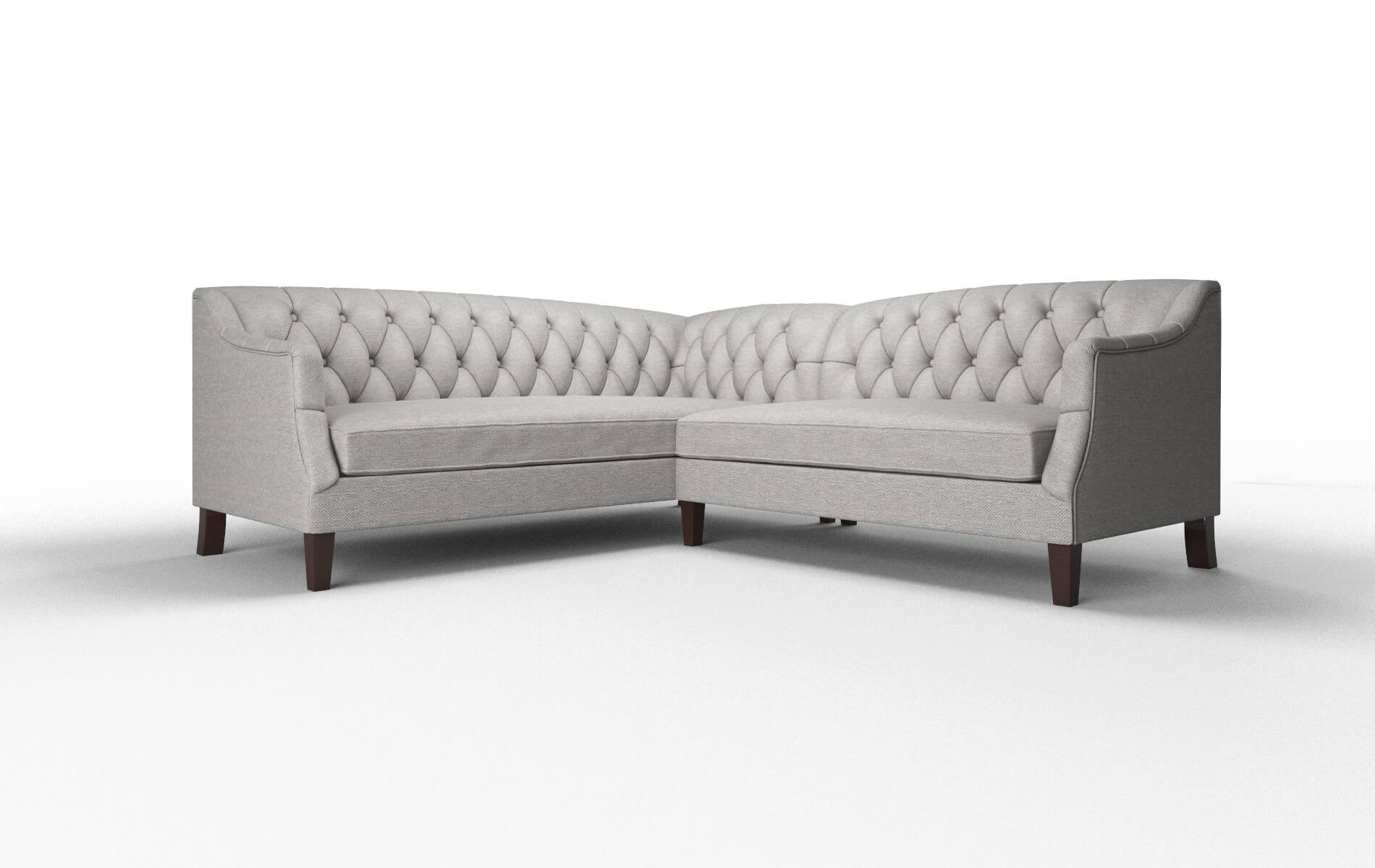 Shiraz Phoenix Smoke Sectional espresso legs 1