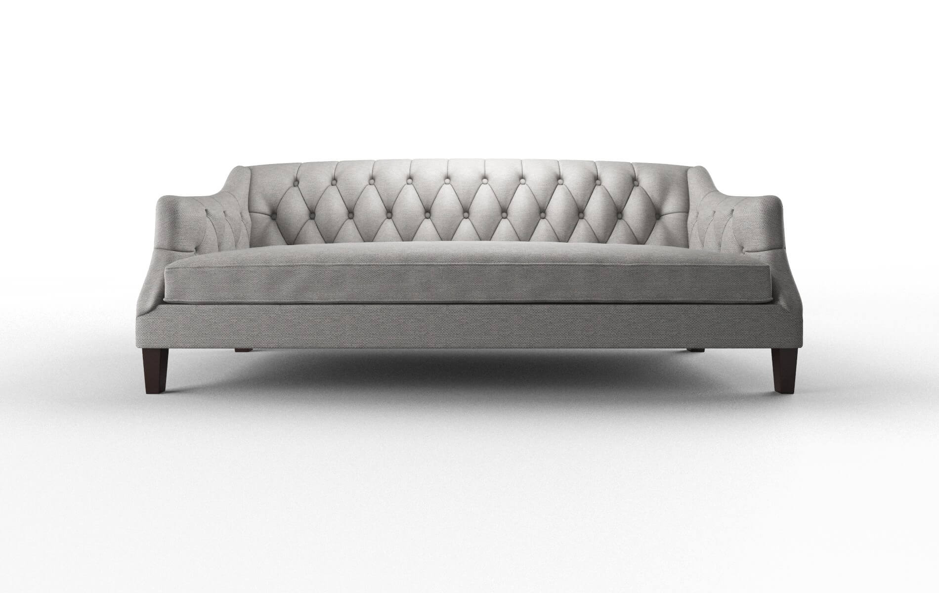 Shiraz Phoenix Smoke Sofa espresso legs 1