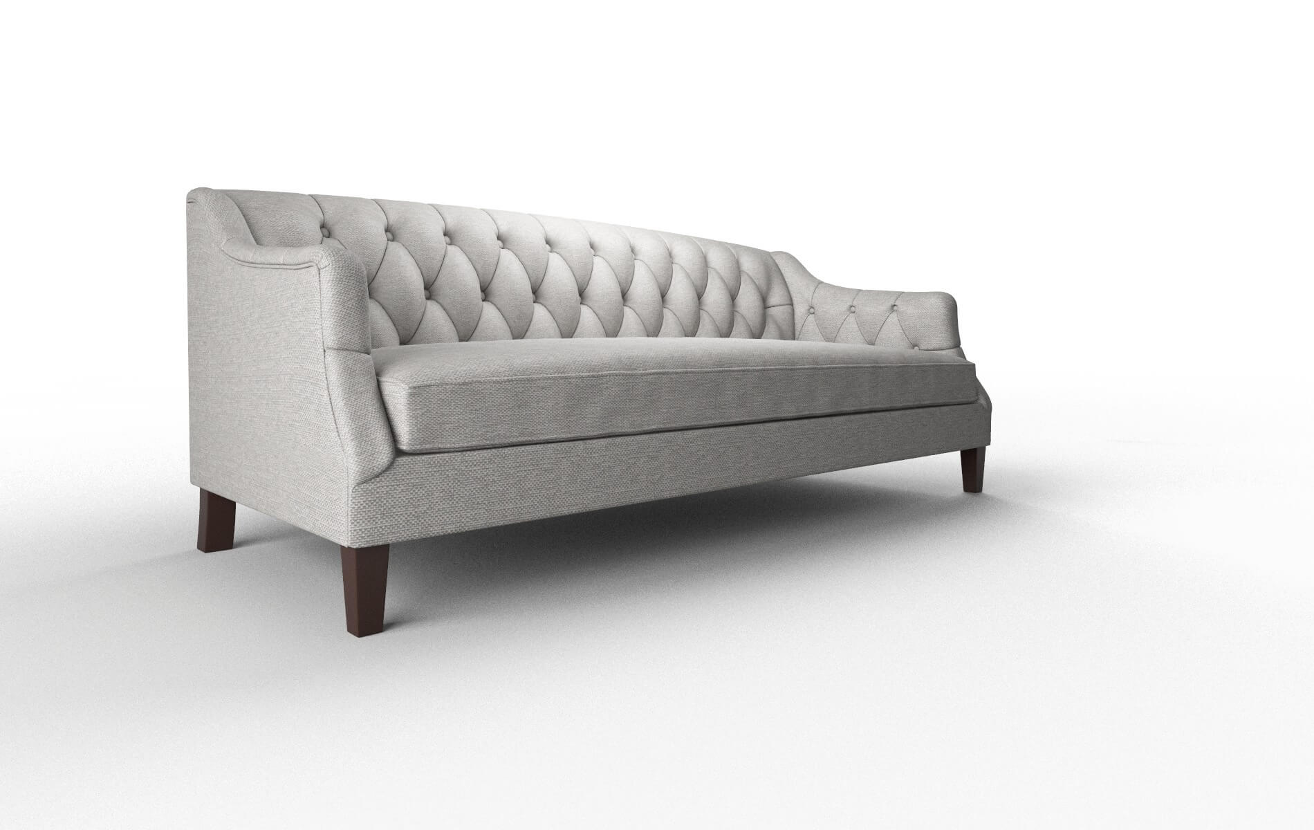 Shiraz Phoenix Smoke Sofa espresso legs 2