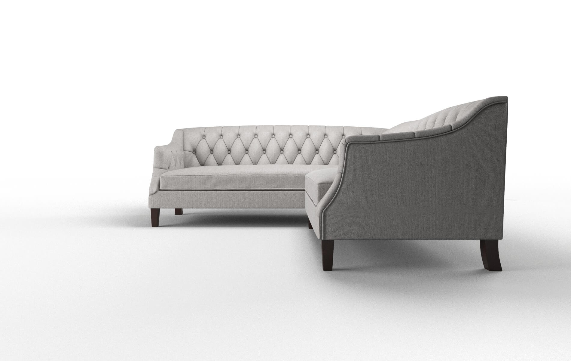 Shiraz Prime Ash Sectional espresso legs 5