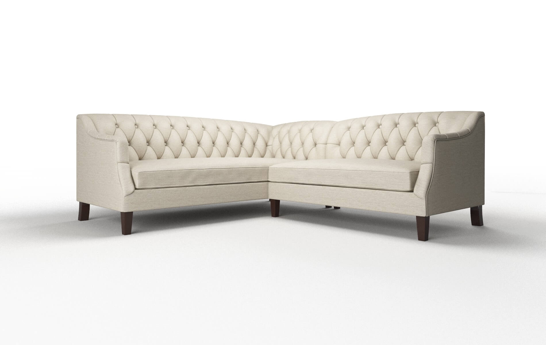 Shiraz Prime Dusk Sectional espresso legs 1