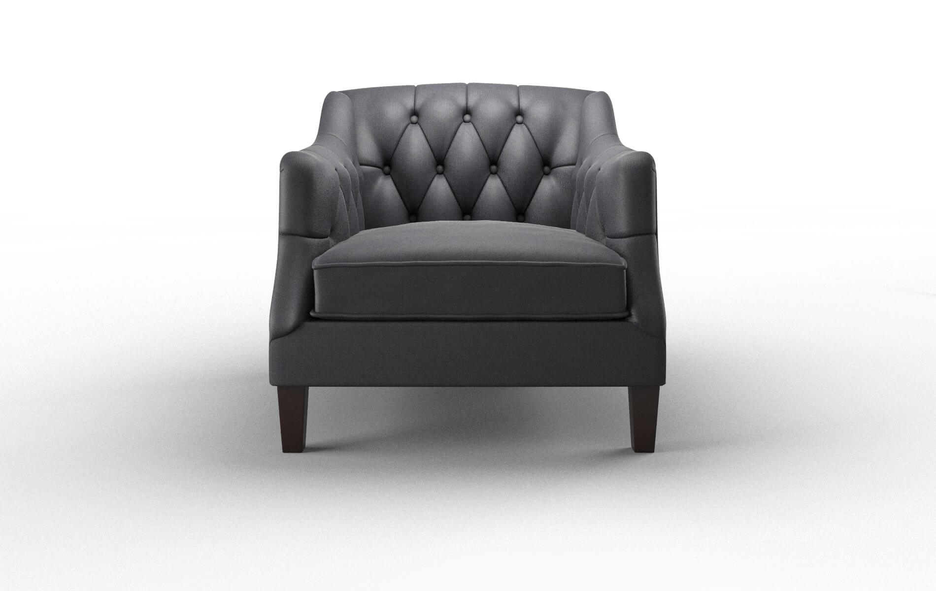 Shiraz Redondo Navy Chair espresso legs 1
