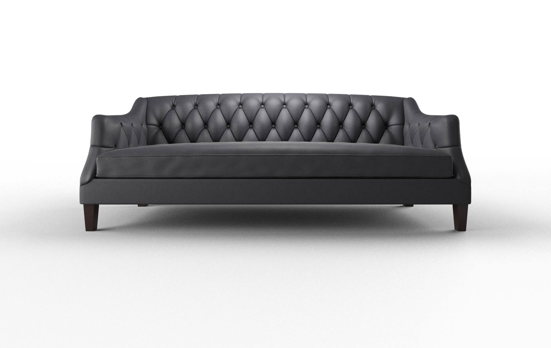 Shiraz Redondo Navy Sofa espresso legs 1