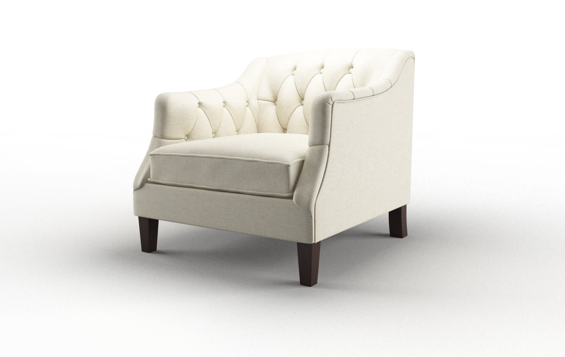 Shiraz Redondo Oyster Chair espresso legs 4